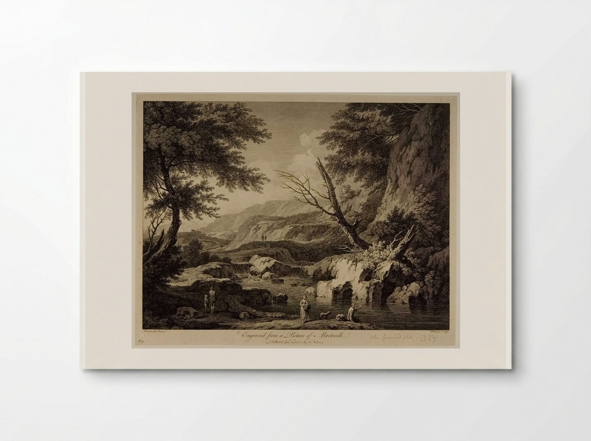 Mountainous Landscape (After Martorelli) - François Vivares - Poster