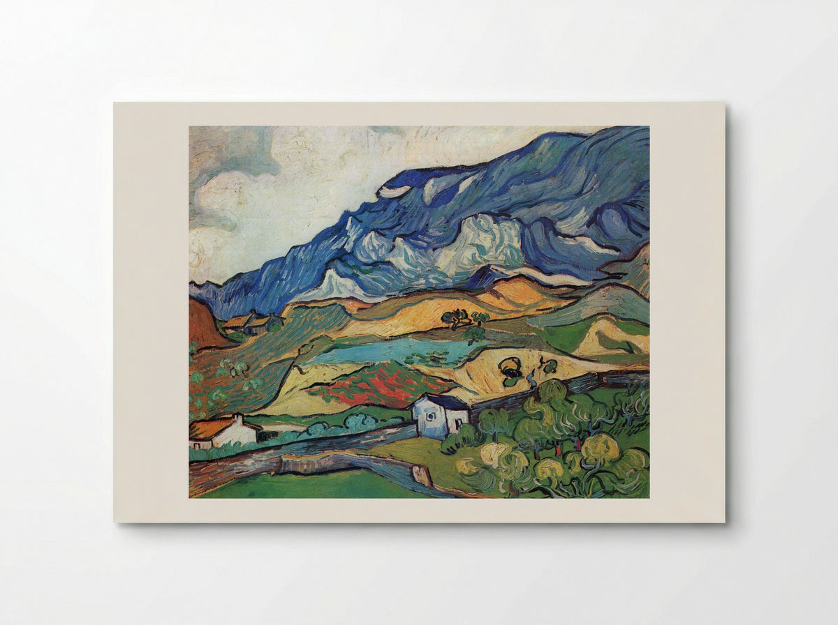 Mountainous Landscape behind Saint-Rémy - Vincent van Gogh - Poster