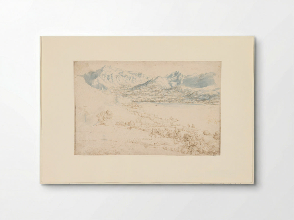 Mountainous Landscape with a Lake in a Valley - Frederik van Valckenborch - Poster