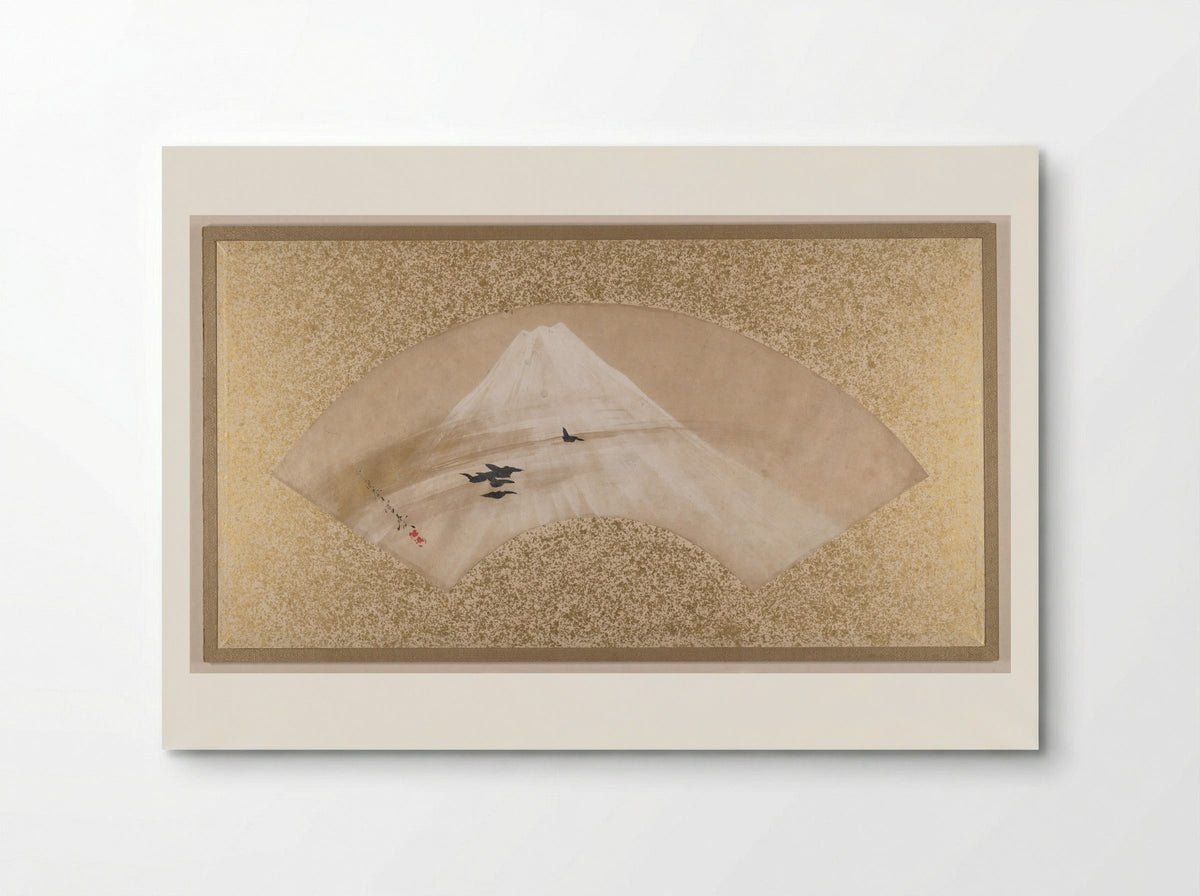 Mountains with Birds - Shibata Zeshin - Poster