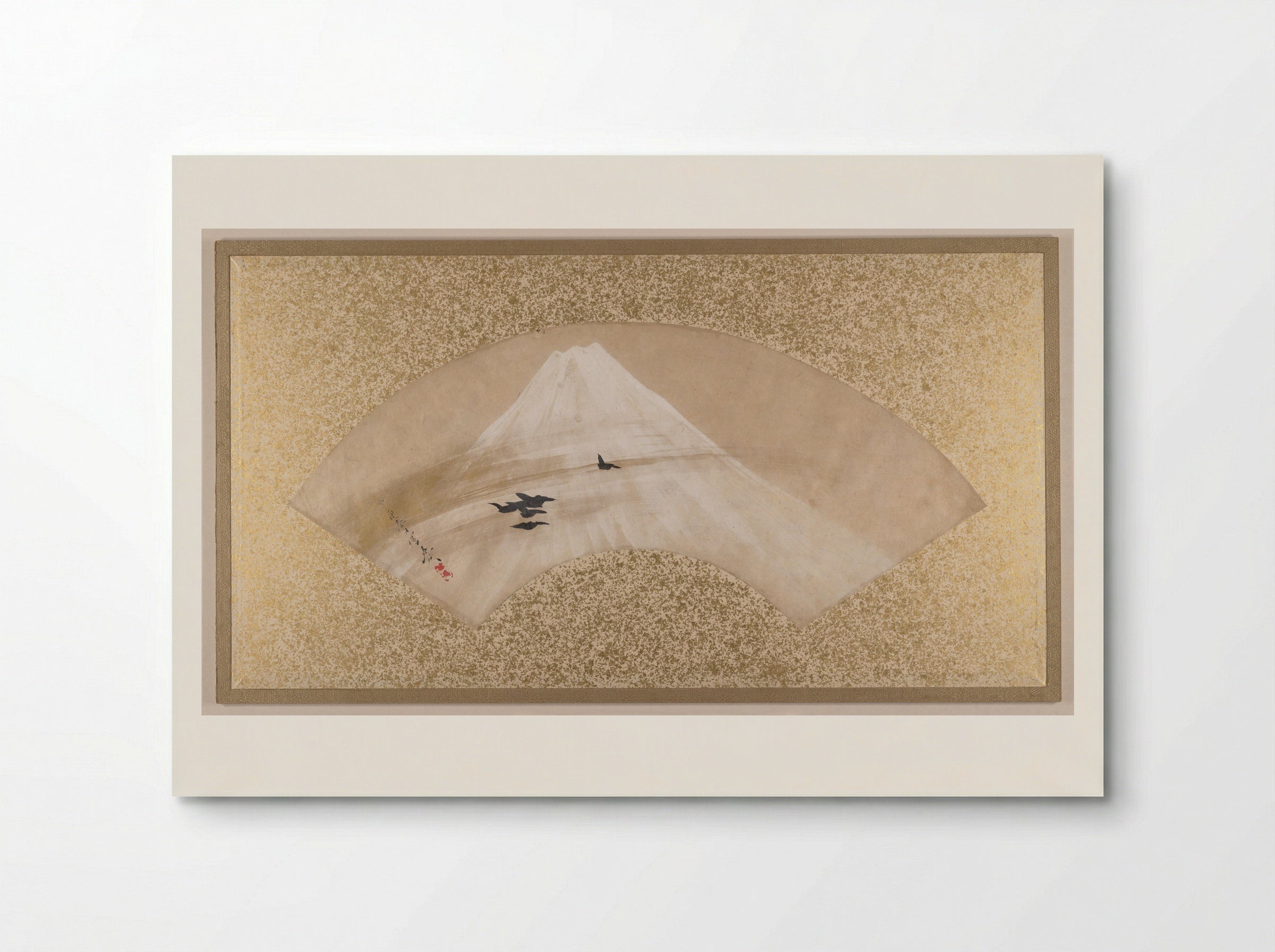 Mountains with Birds - Shibata Zeshin - Poster