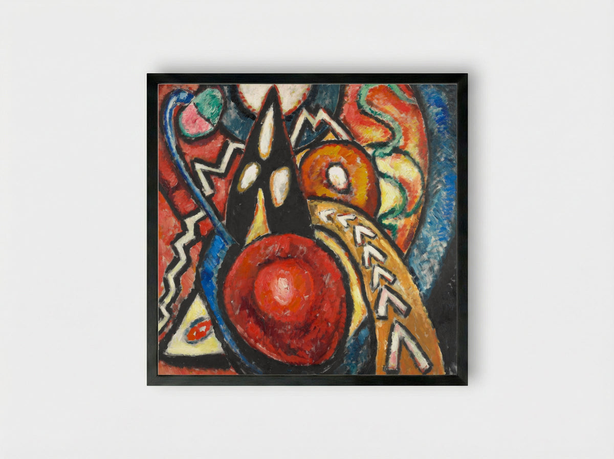 Movement - Marsden Hartley - Framed Print Black