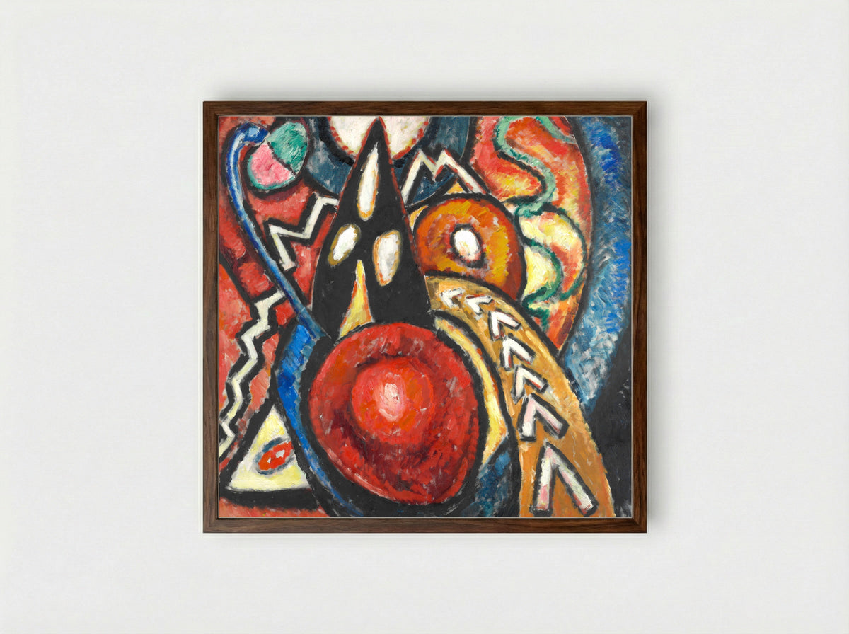 Movement - Marsden Hartley - Framed Print Dark Wood