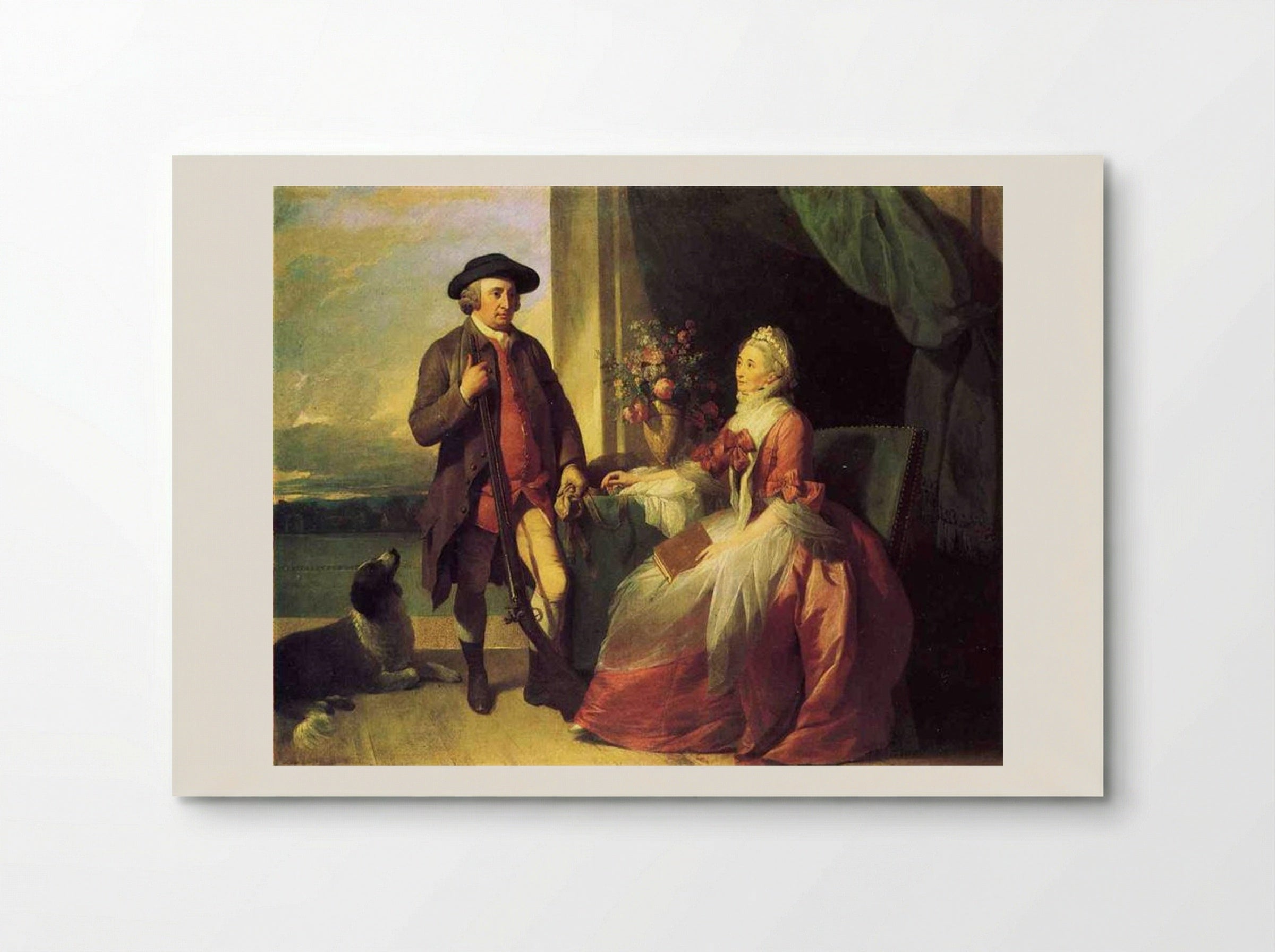 Mr. Robert Grafton and Mrs. Mary Partridge Wells Grafton - Benjamin West - Poster