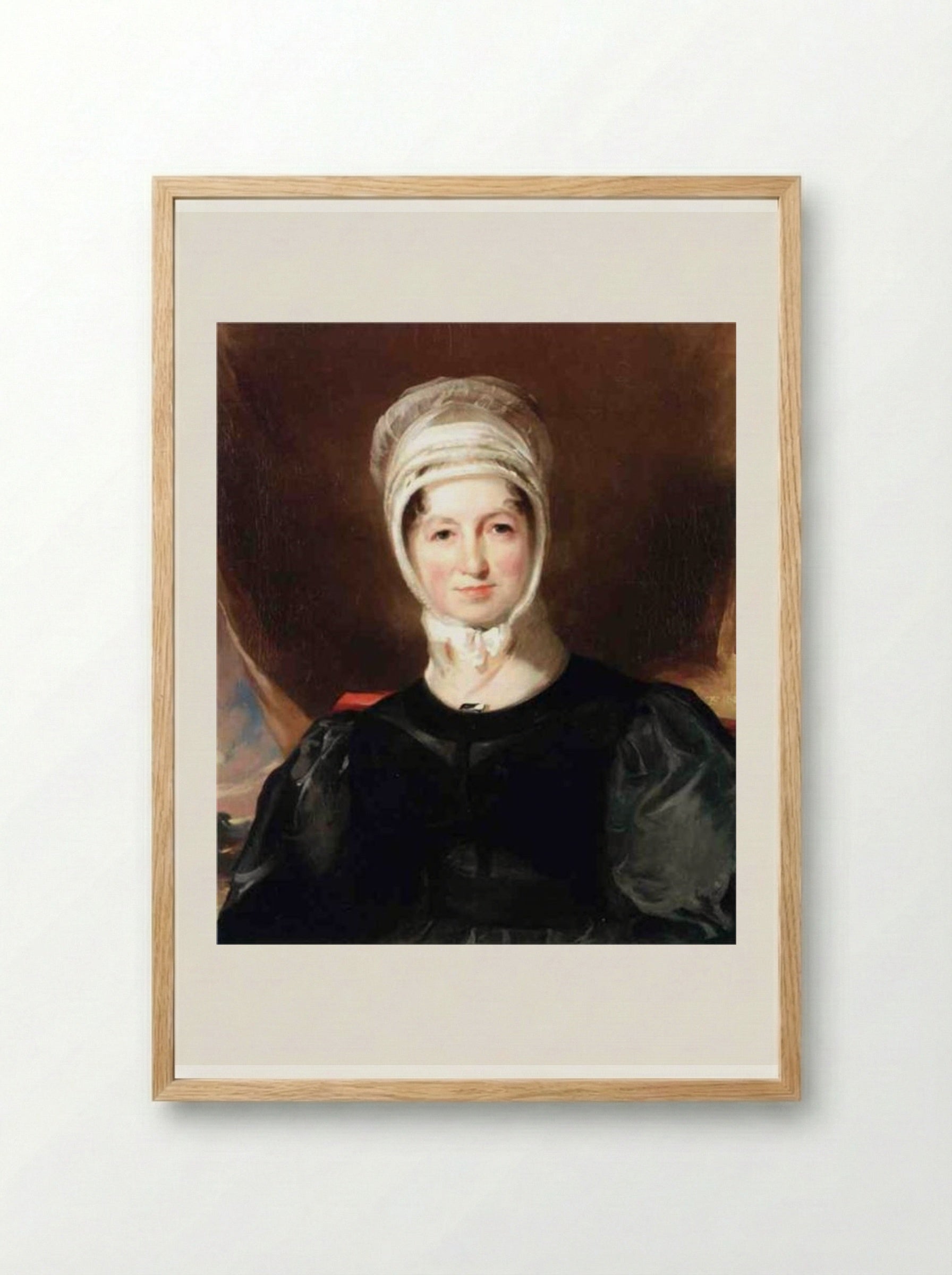Mrs. Ebenezer Stott - Thomas Sully - Framed Print Wood