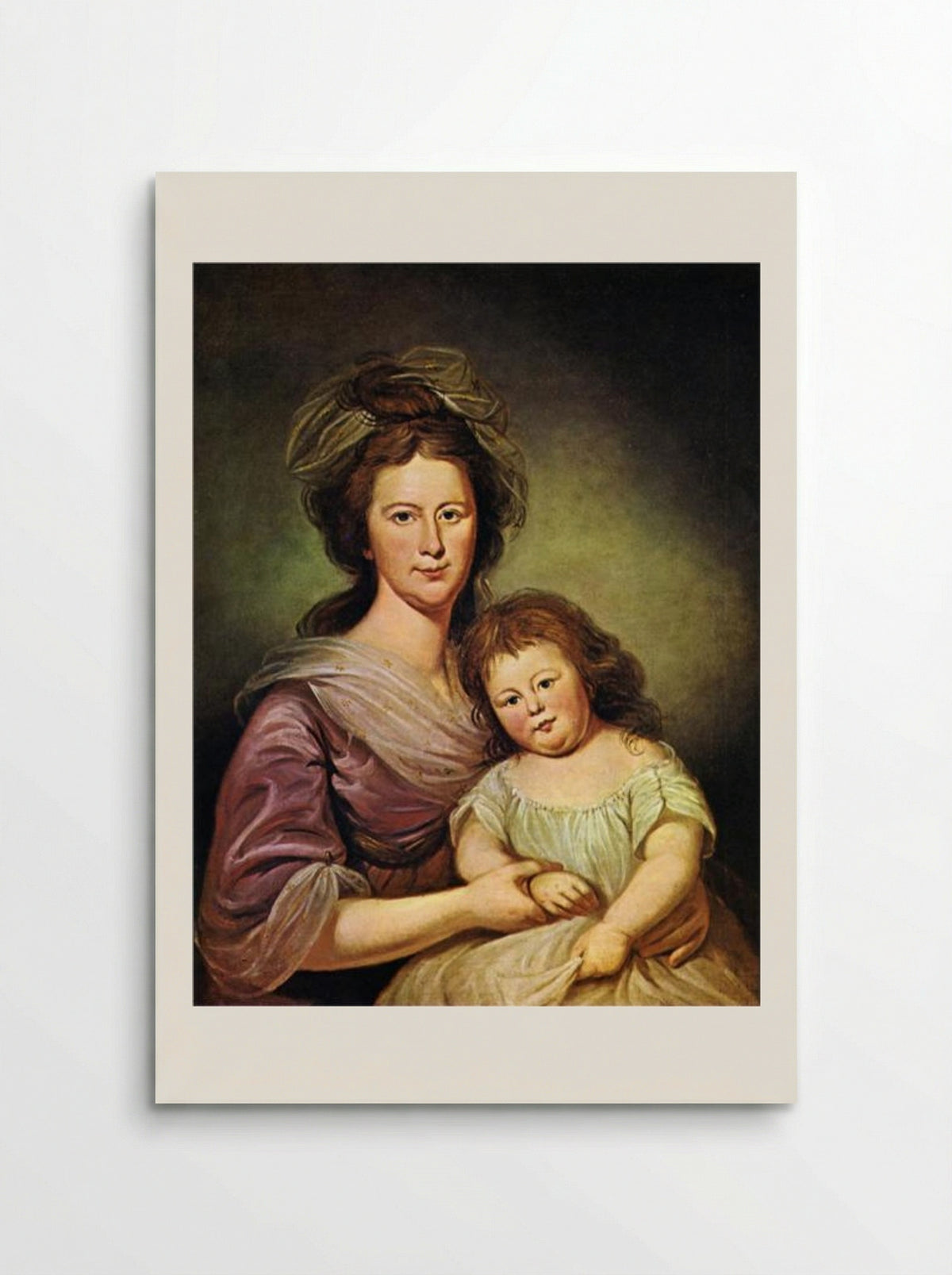 Mrs. Thomas Leiper and Her Daughter, Helen Hamilton Leiper - Charles Willson Peale - Poster