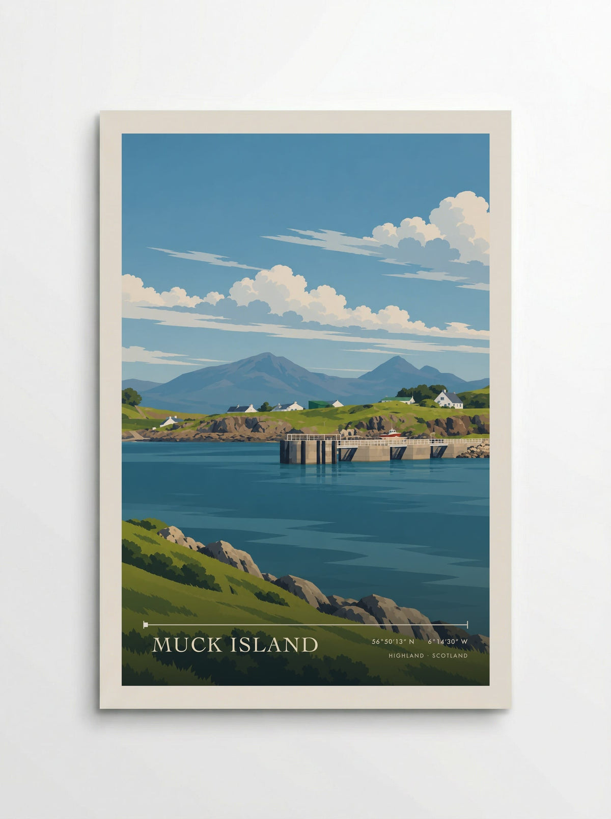 Muck Island, Highland | Travel Poster - Poster