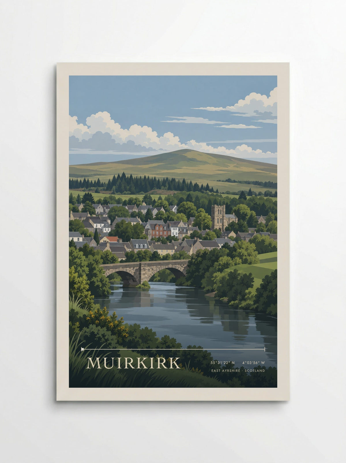 Muirkirk, East Ayrshire | Travel Poster - Poster