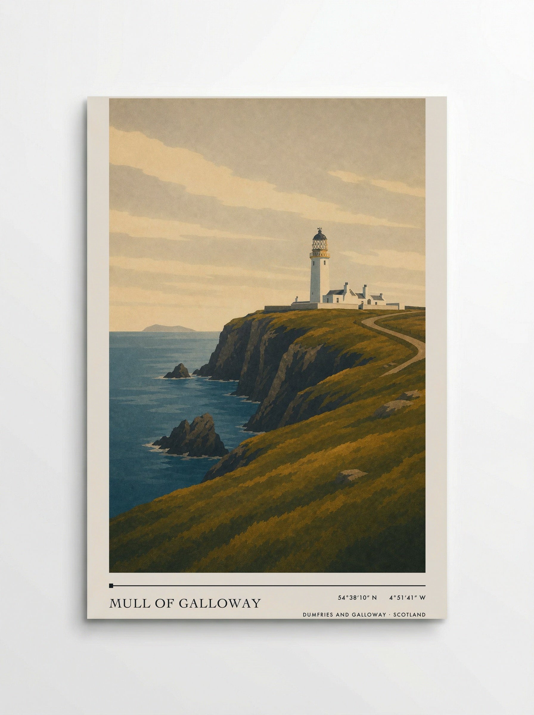 Mull of Galloway Travel Poster - Poster