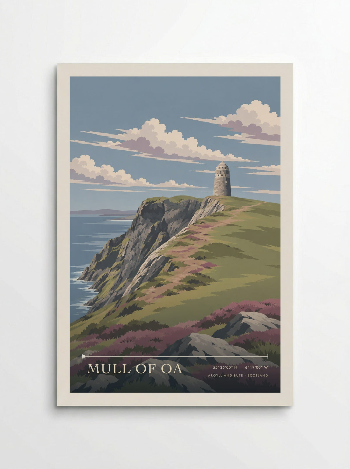 Mull of Oa, Argyll and Bute | Travel Poster - Poster
