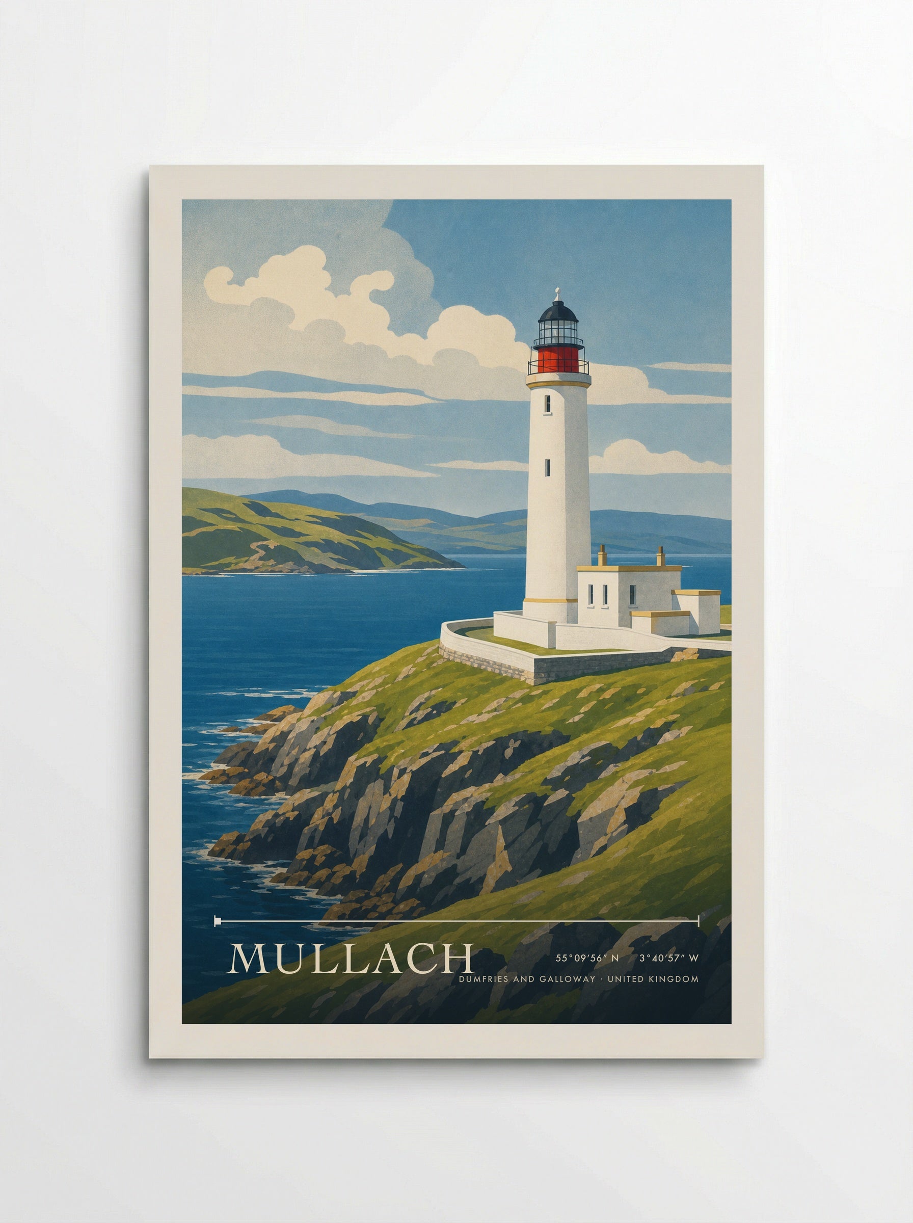 Mullach Dumfries and Galloway United Kingdom Travel Poster - Poster