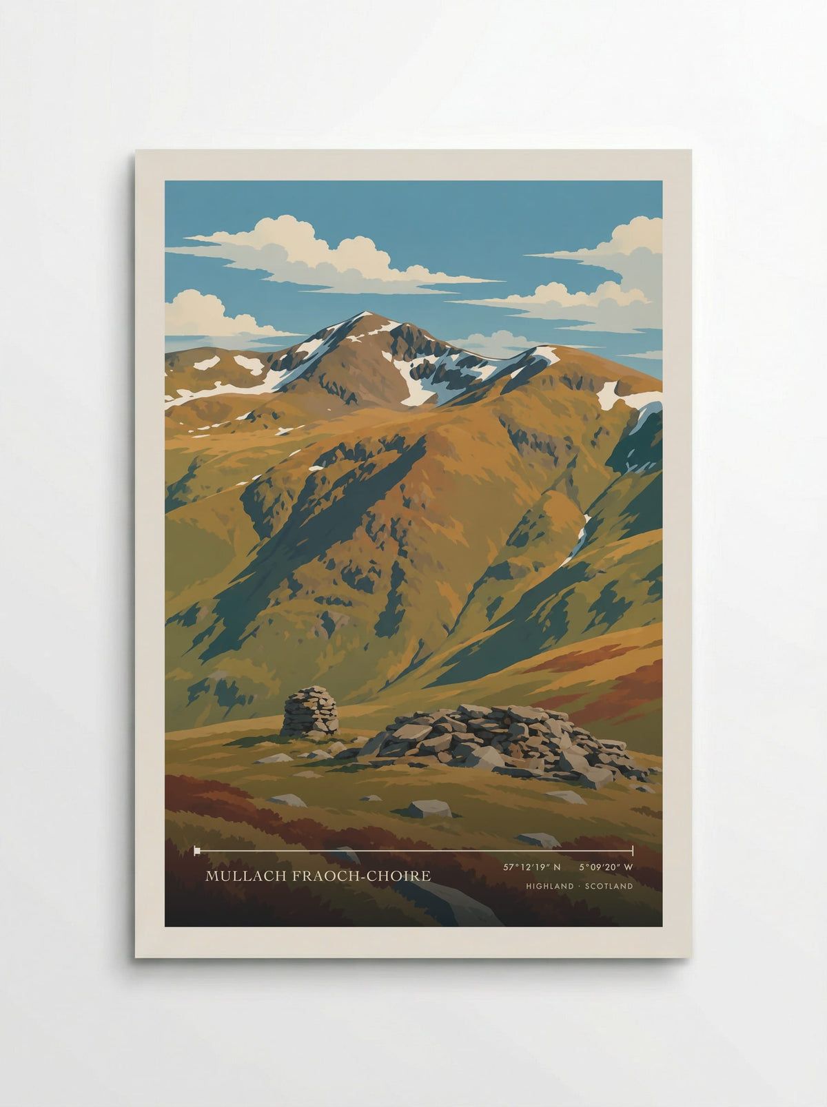 Mullach Fraoch-choire, Highland | Travel Poster - Poster