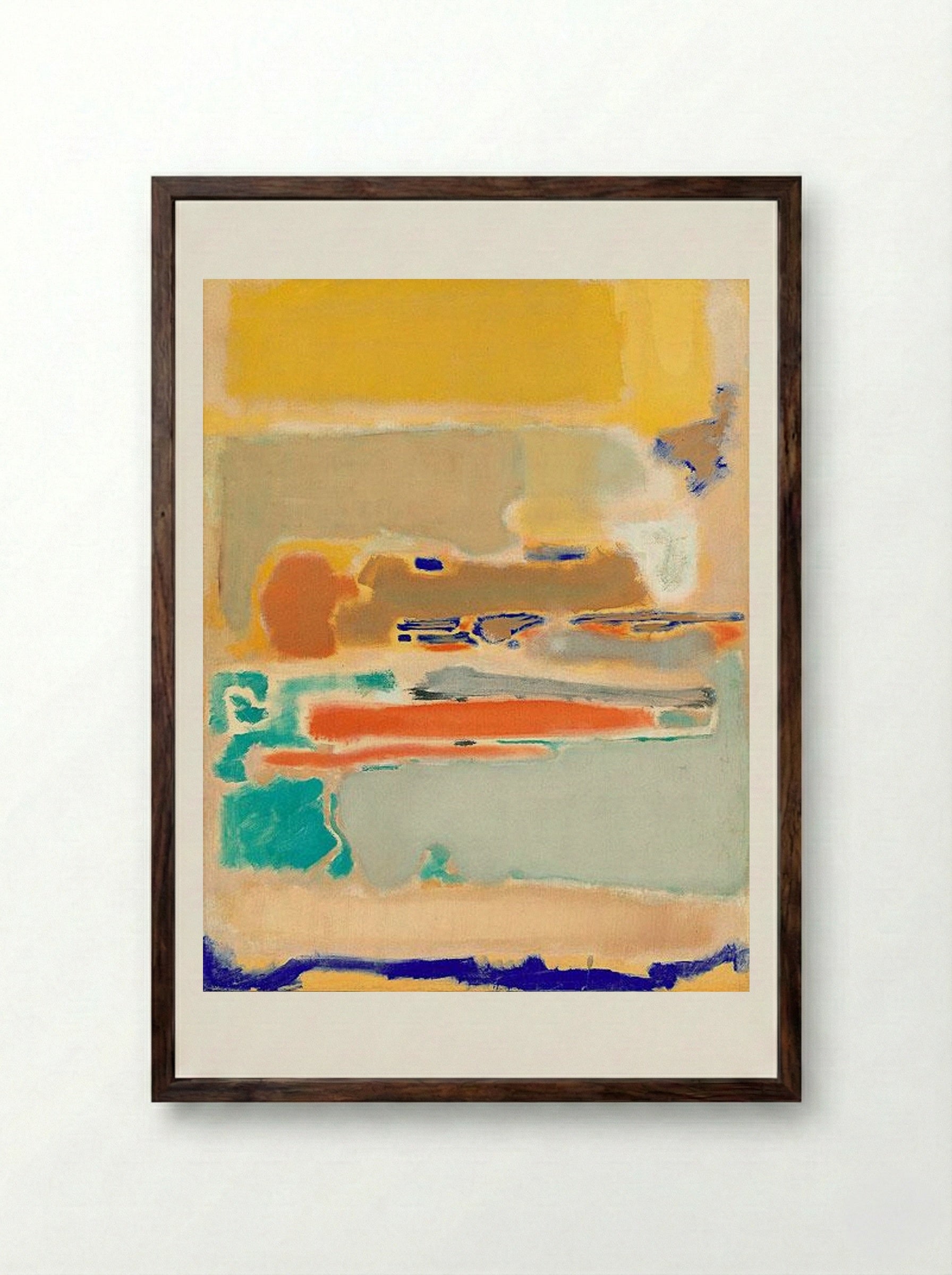 Multiform - Mark Rothko - Framed Print Dark Wood