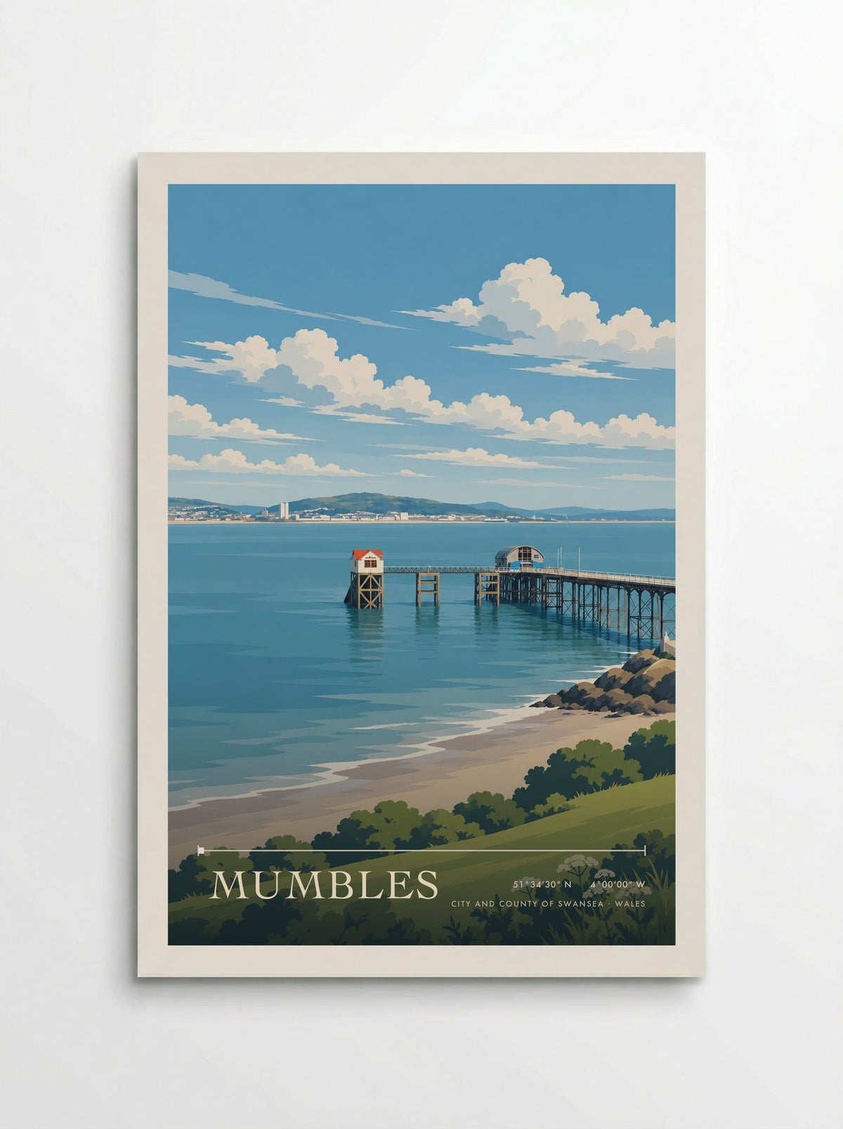 Mumbles, City and County of Swansea | Travel Poster - Poster