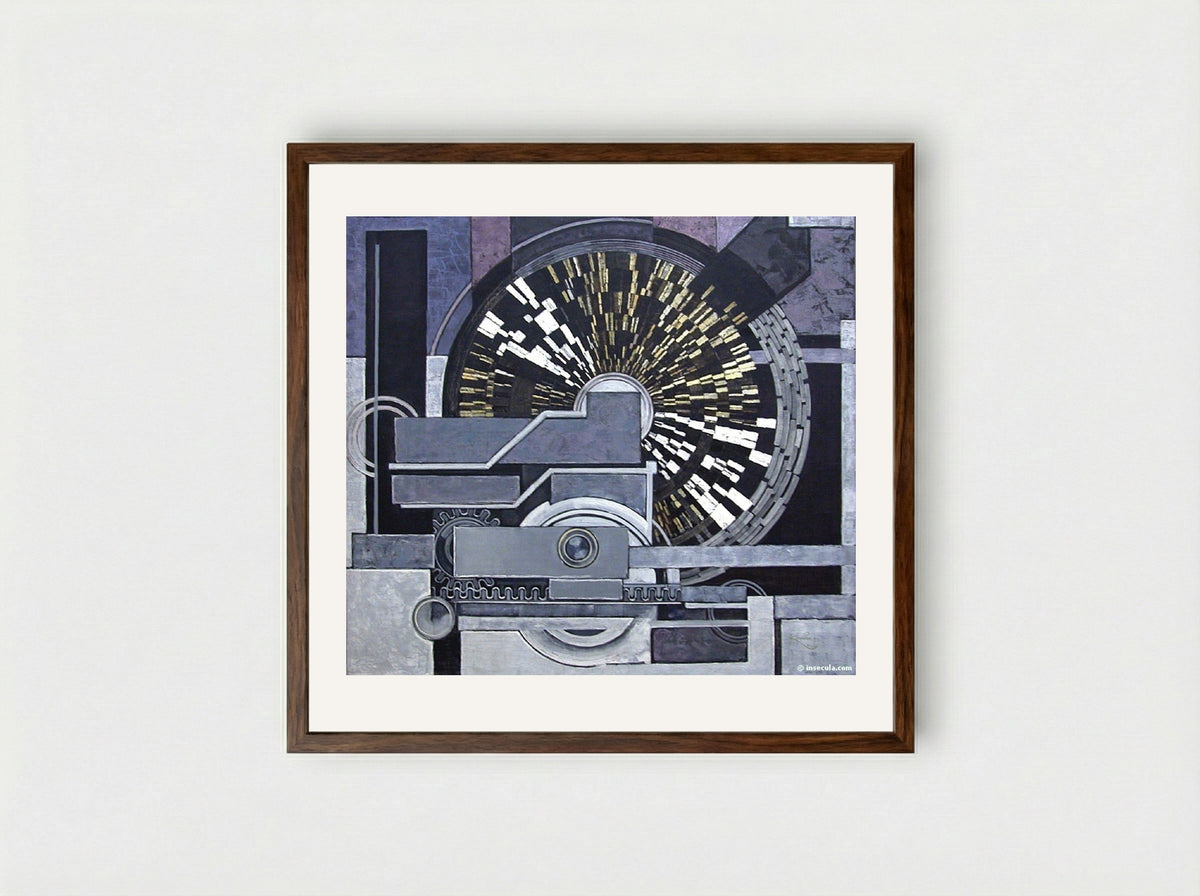 Music - Frantisek Kupka - Framed Print Dark Wood