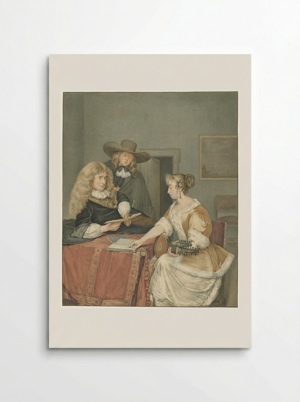 Musicerend gezelschap (Musical Company) - Jacob Willemz. de Vos - Poster