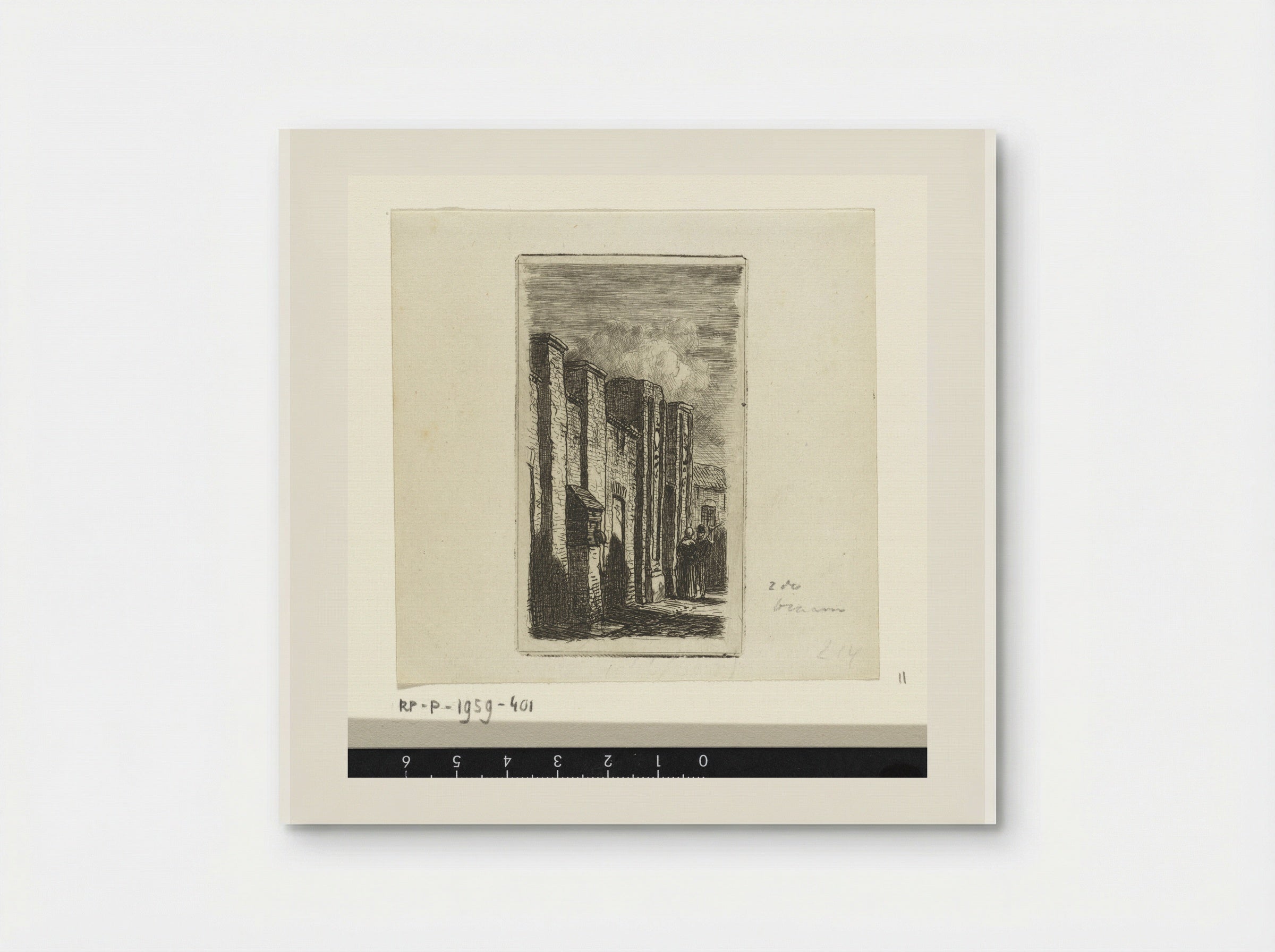 Muur te Culemborg - Jan Weissenbruch - Poster
