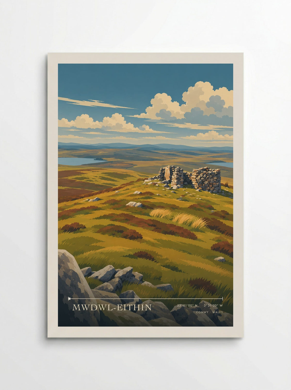 Mwdwl-eithin, Conwy | Travel Poster - Poster