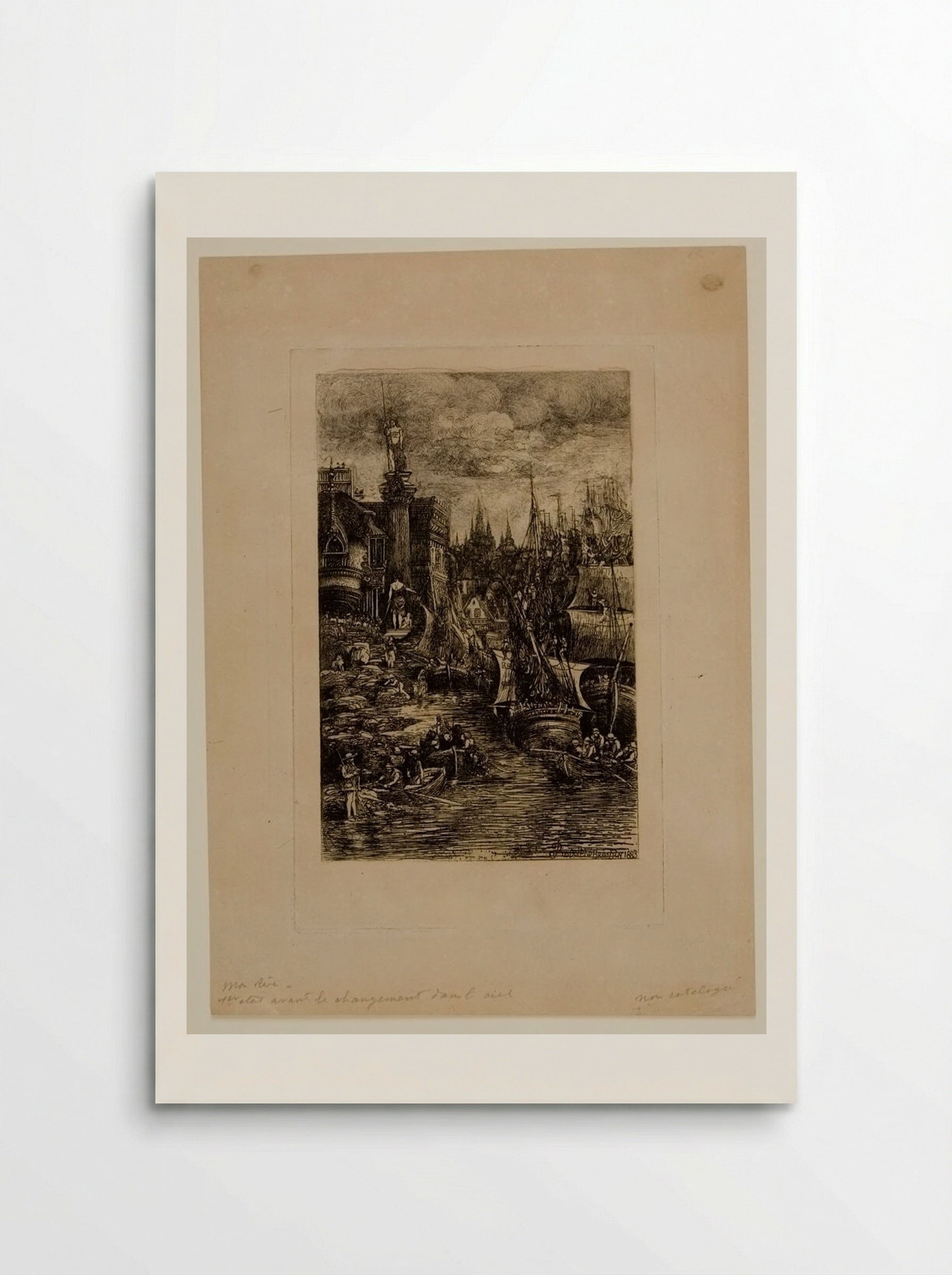 My Dream (second version) - Rodolphe Bresdin - Poster