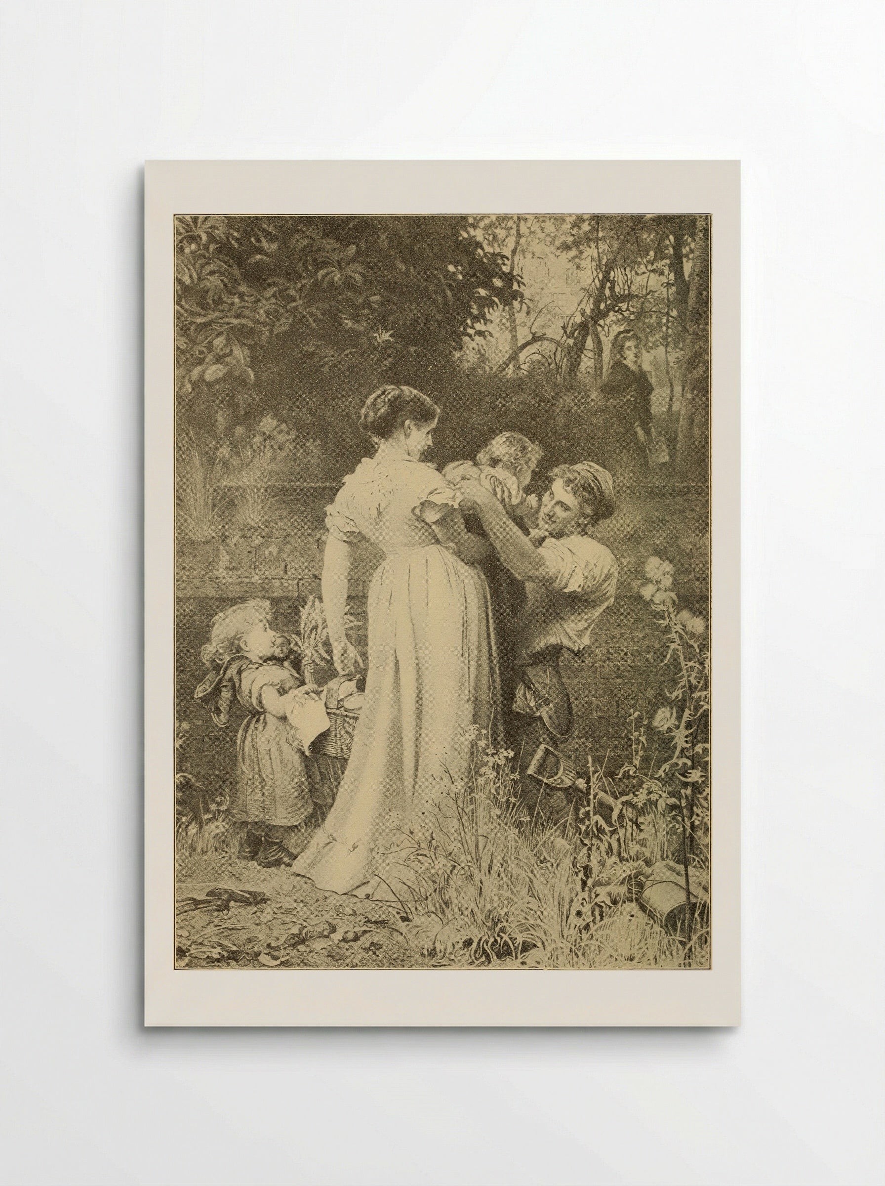 My Lady Is a Widow and Childless - Marcus Stone - Poster