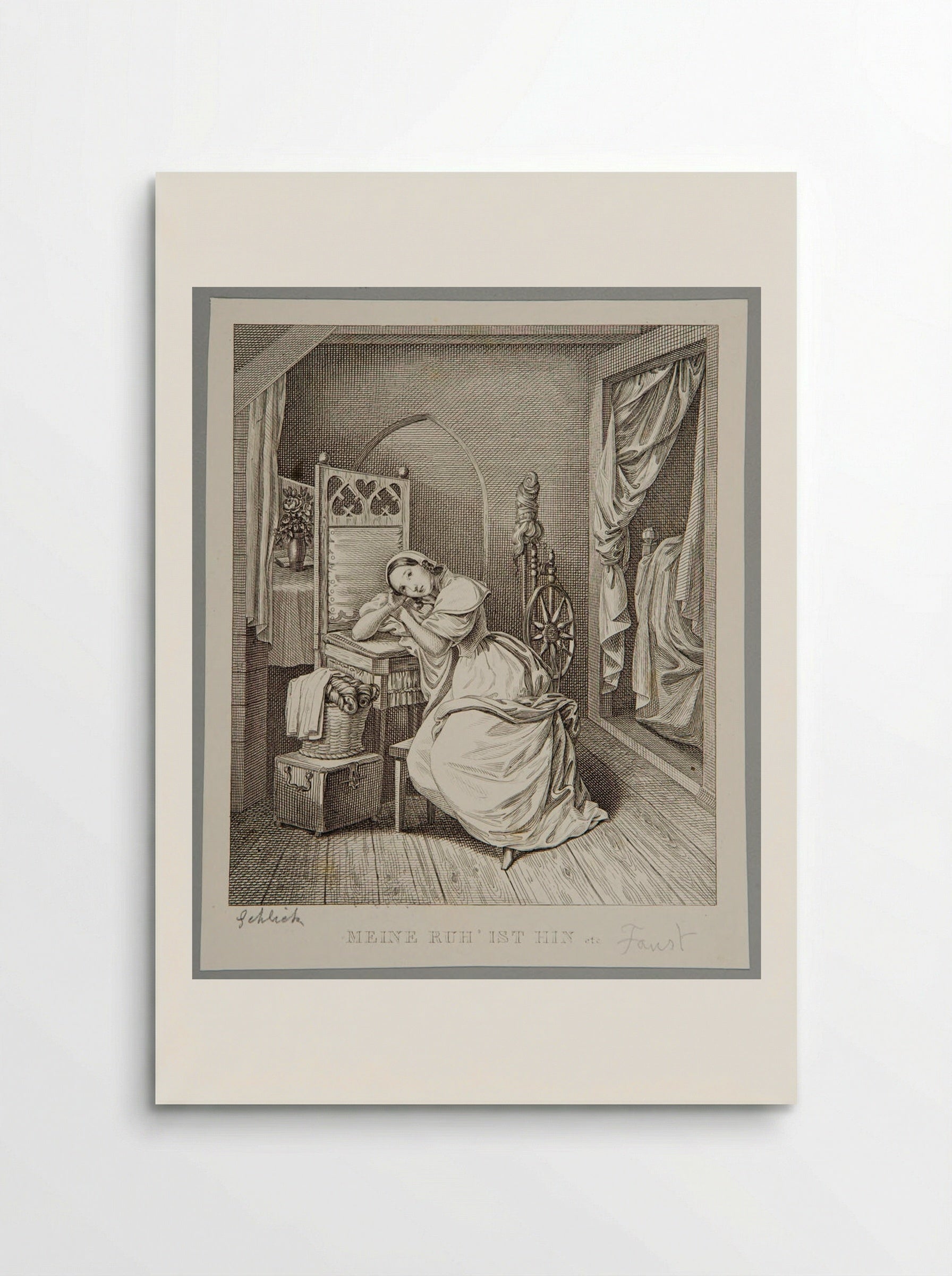 My Peace of Mind is gone - Adolf Hohneck - Poster
