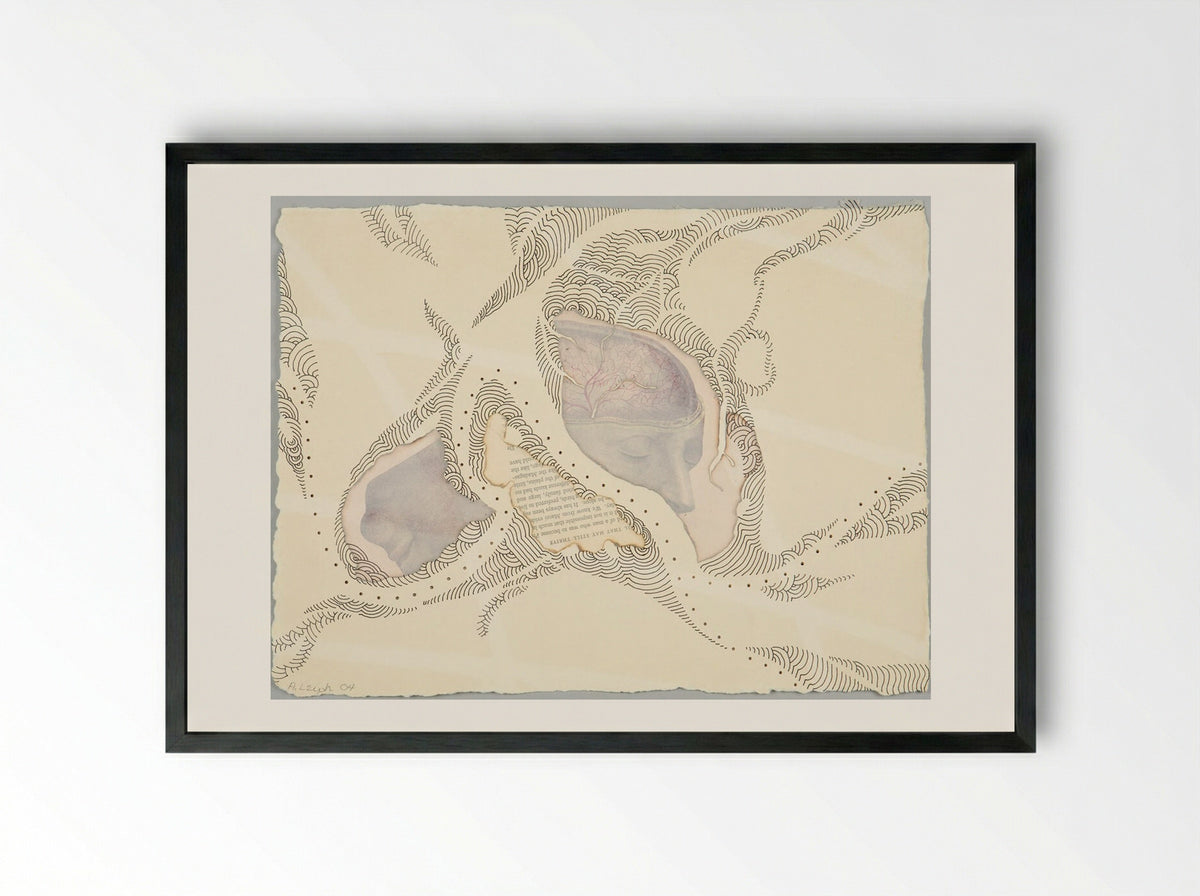 My Personal Atlas - Abby Leigh - Framed Print Black
