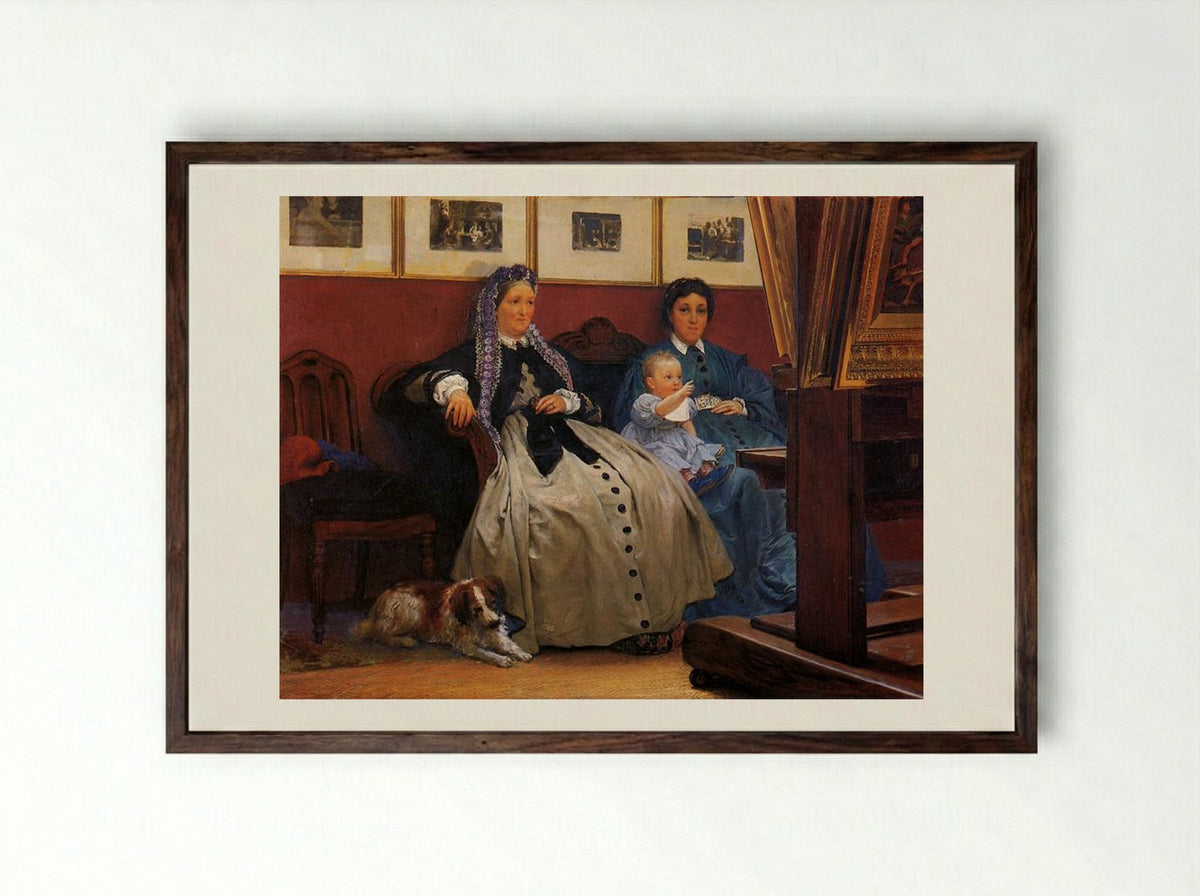 My Studio - Sir Lawrence Alma-Tadema - Framed Print Dark Wood