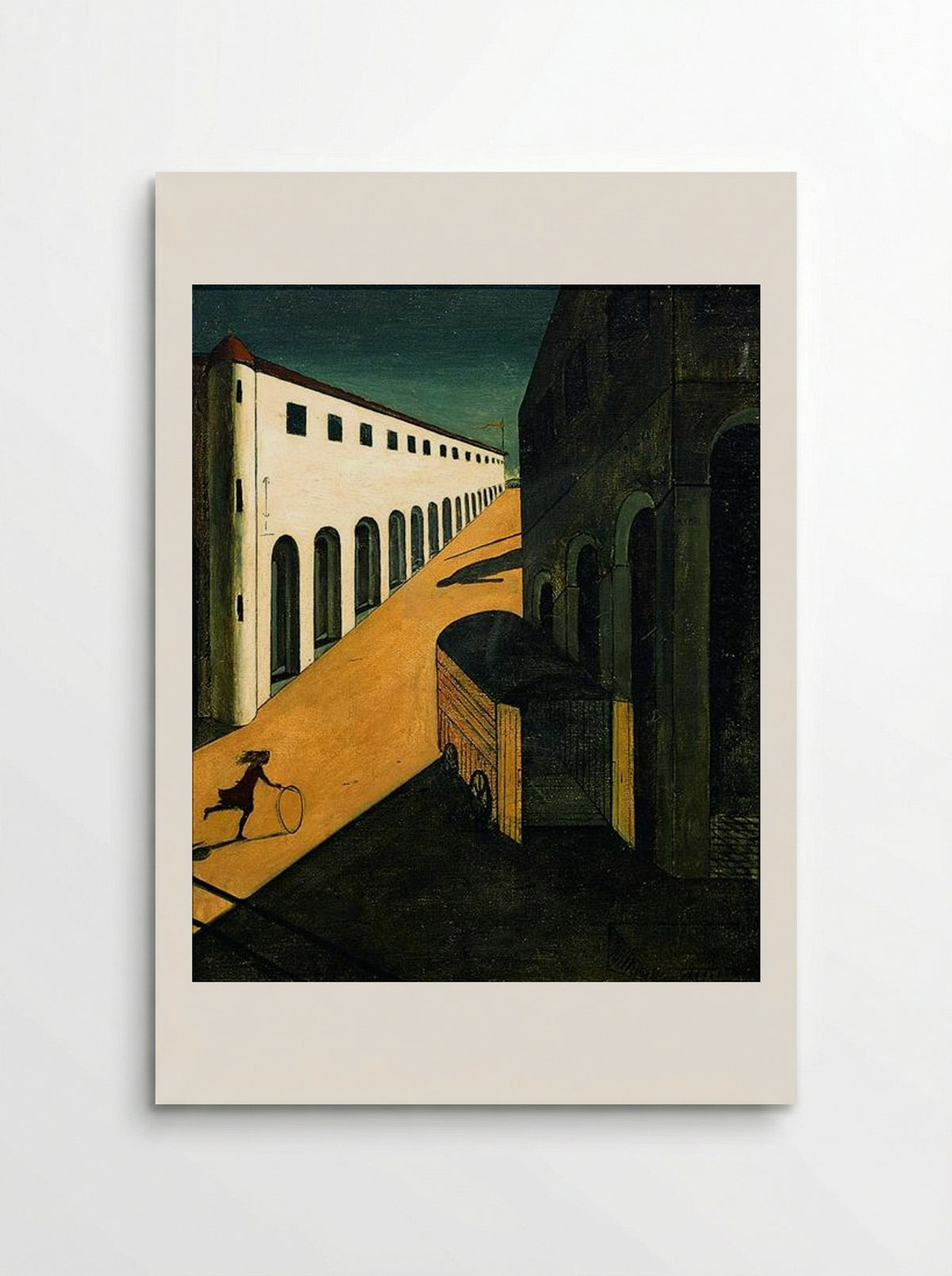 Mystery and Melancholy of a Street - Giorgio de Chirico - Poster