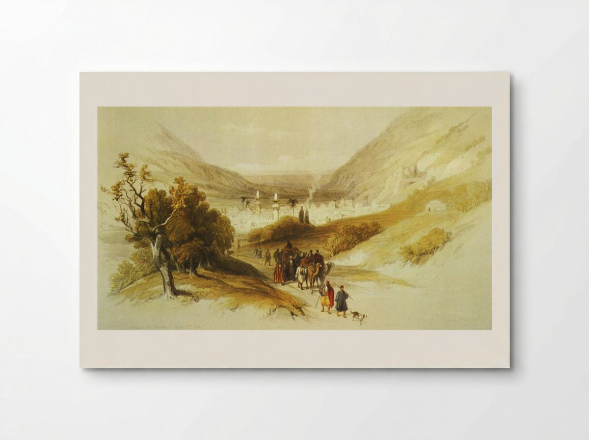 Nablus - David Roberts - Poster