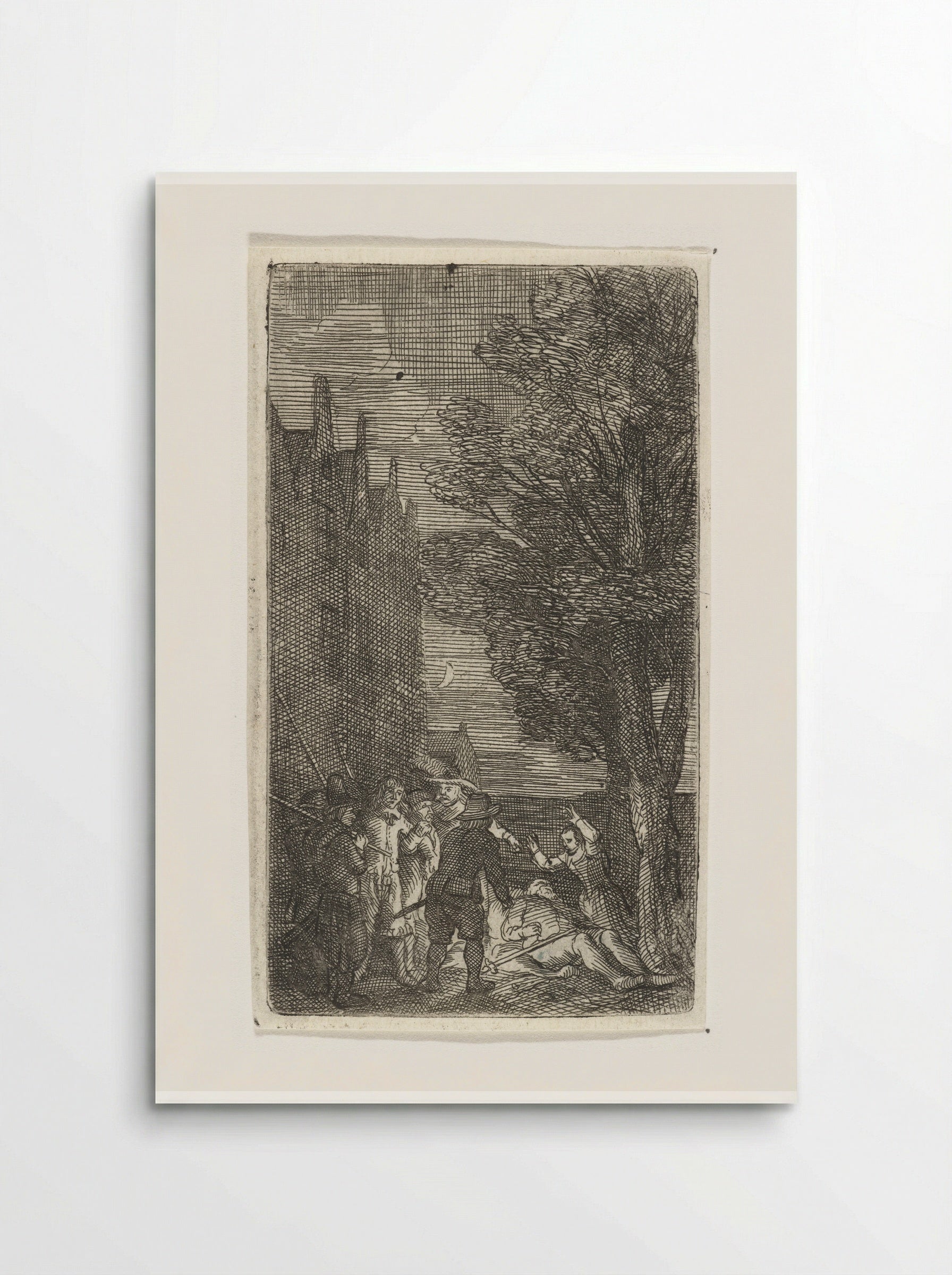 Nachtelijke moord - Samuel van Hoogstraten - Poster