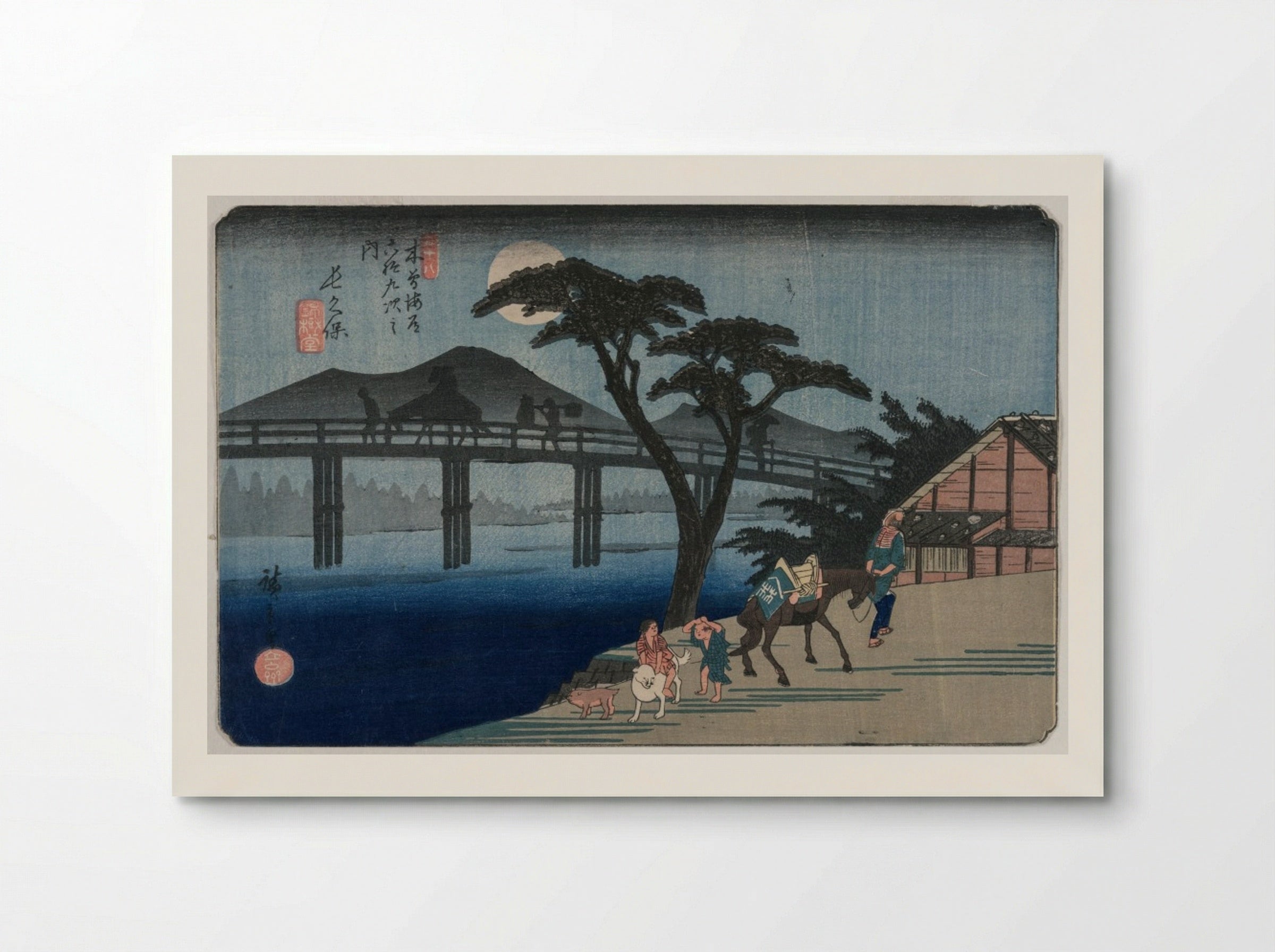Nagakubo (Station 28) - Utagawa Hiroshige - Poster
