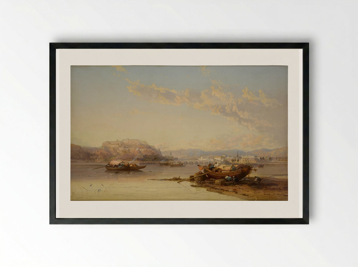 Namur, Belgium - James Webb - Framed Print Black