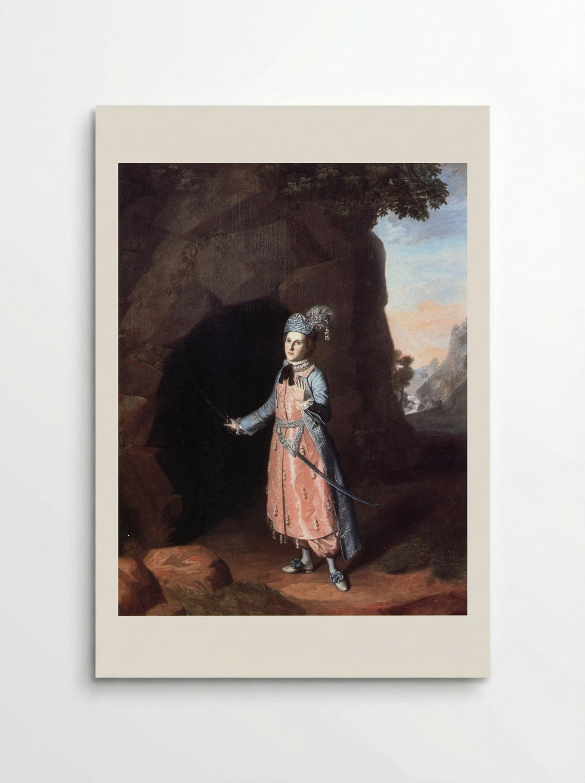 Nancy Hallam as Fidele in Shakespeare's Cymbeline - Charles Willson Peale - Poster