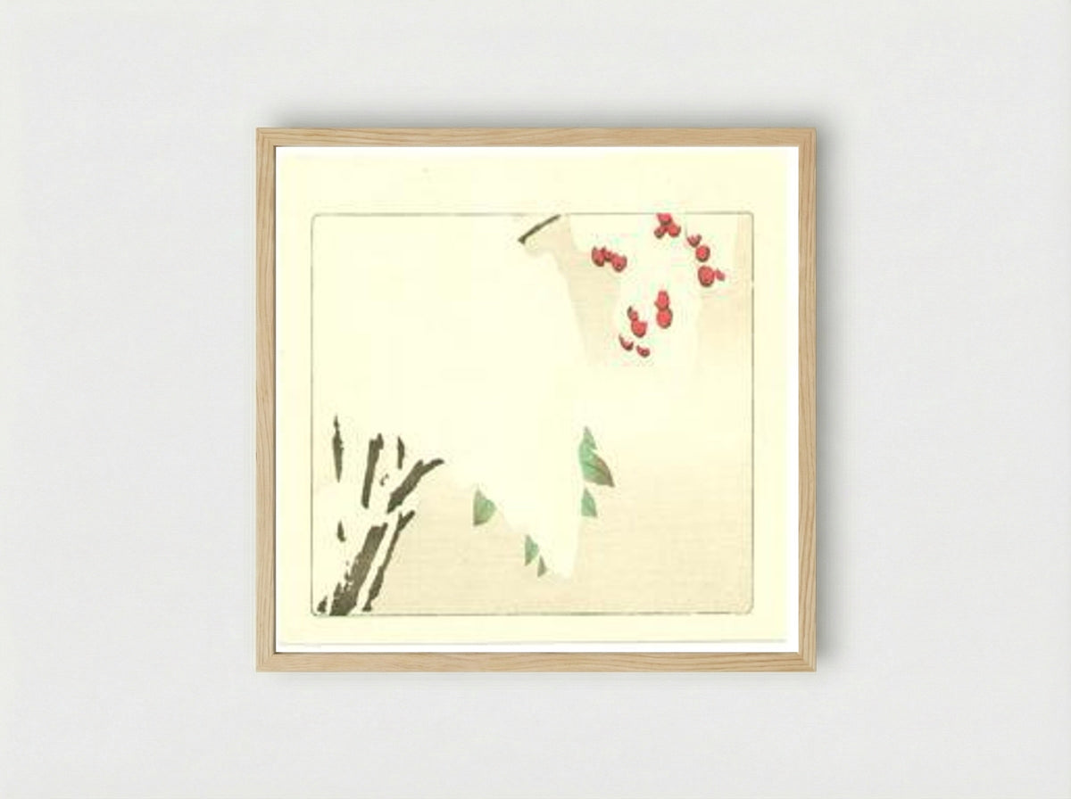 Nandin Tree - Hana Kurabe - Framed Print Wood