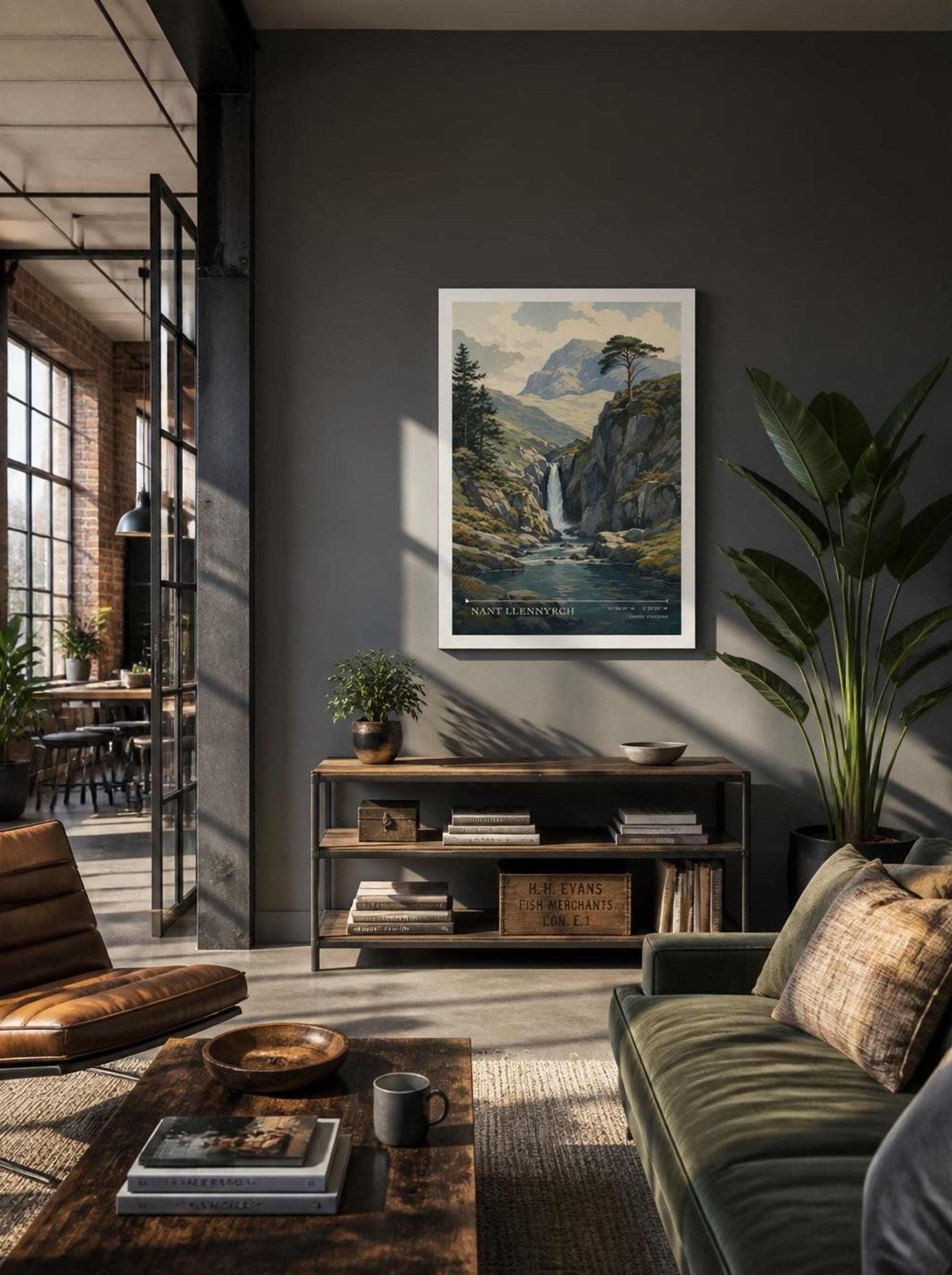 Nant Llennyrch United Kingdom Travel Poster - Lifestyle