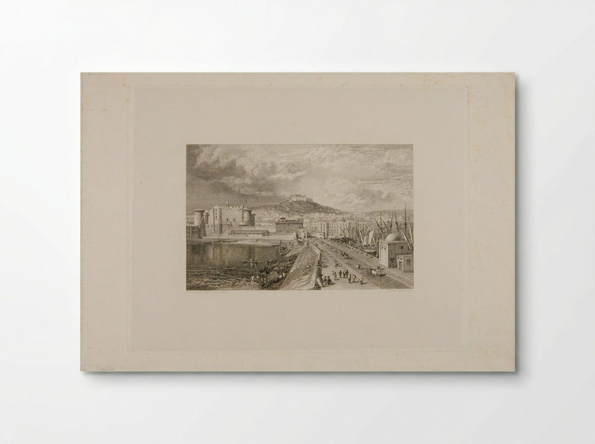 Naples from the Mole - George Cooke - Poster