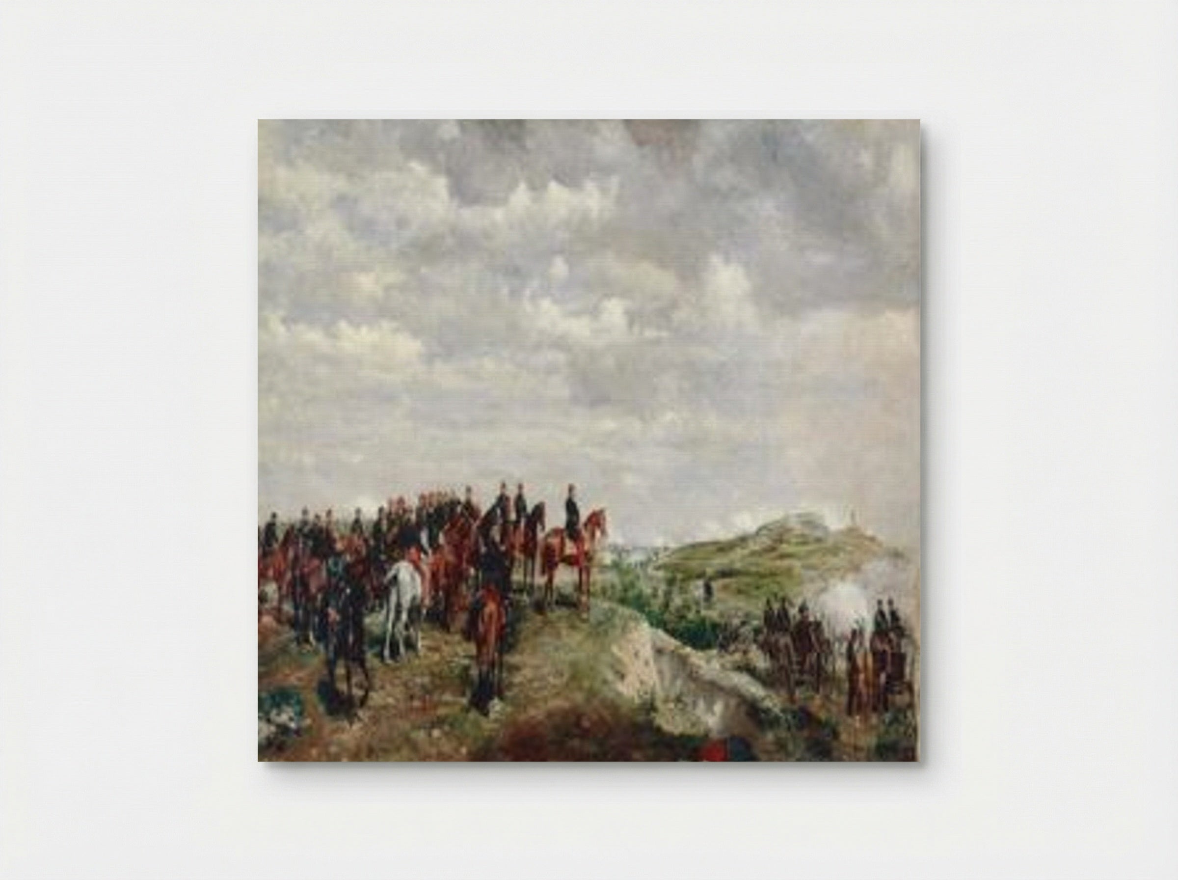 Napoléon III at the Battle of Solferino - Jean-Louis-Ernest Meissonier - Poster
