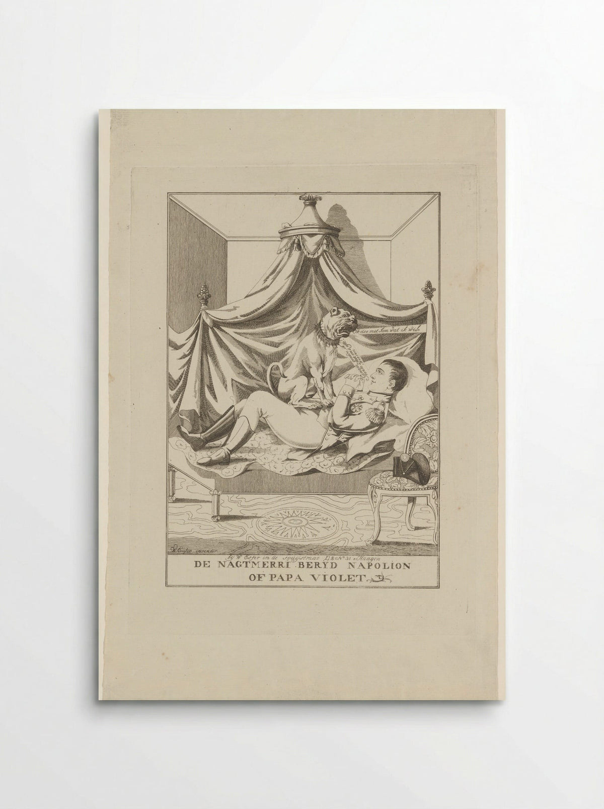 Napoleons Engelse nachtmerrie - Wijnand Esser - Poster