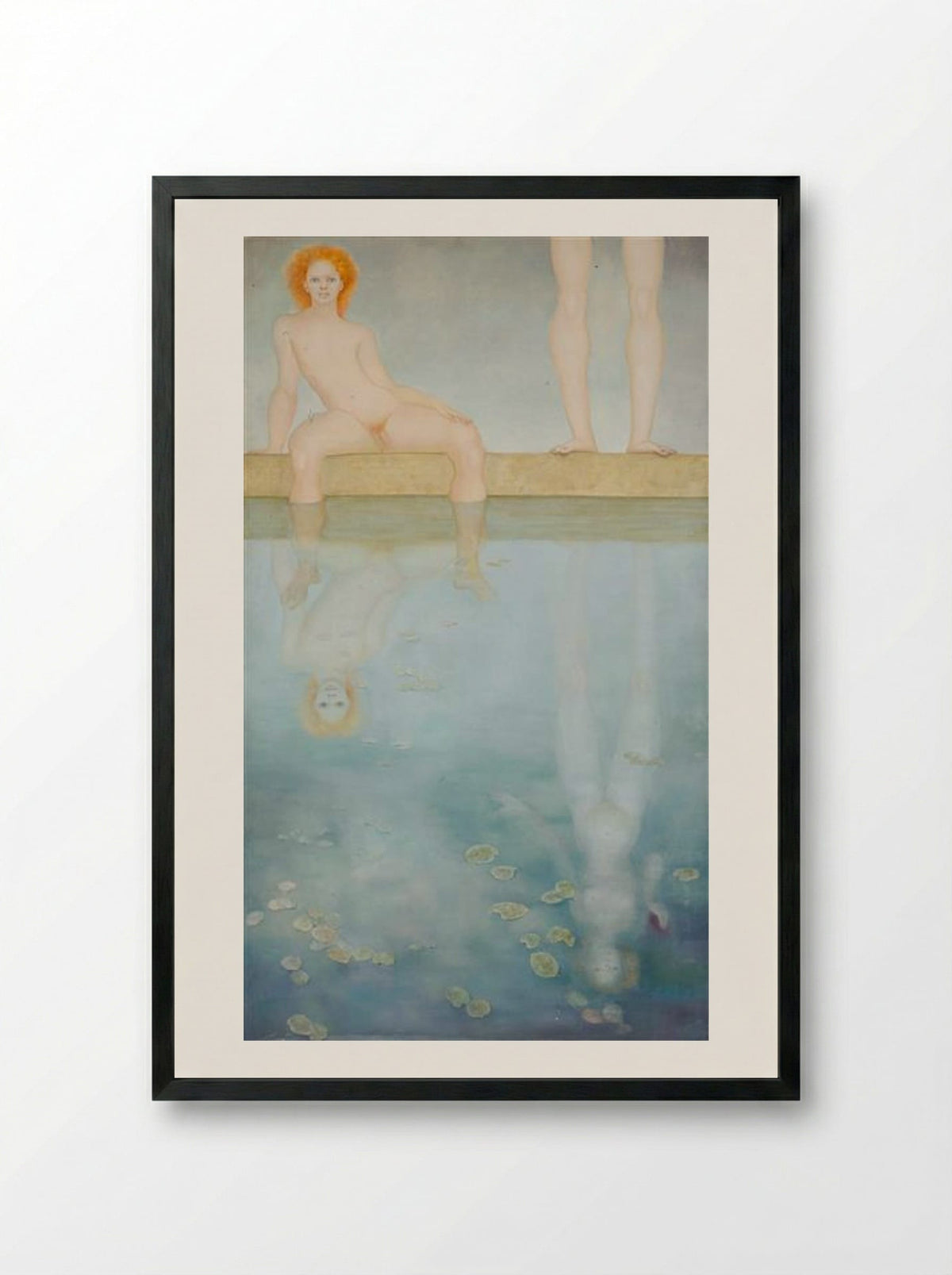 Narcisse Incomparable - Leonor Fini - Framed Print Black