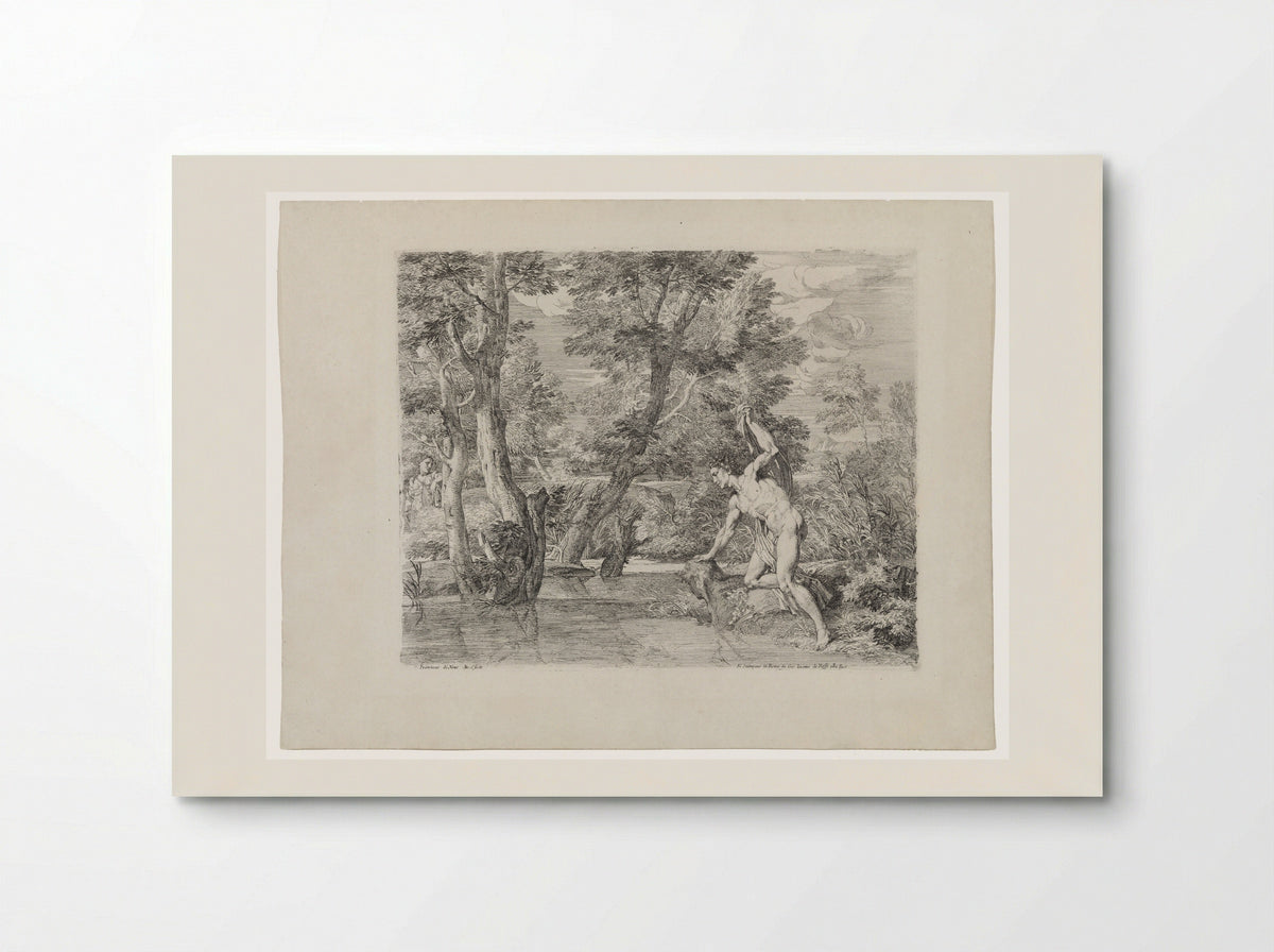 Narcissus and Echo - Frans de Neve - Poster