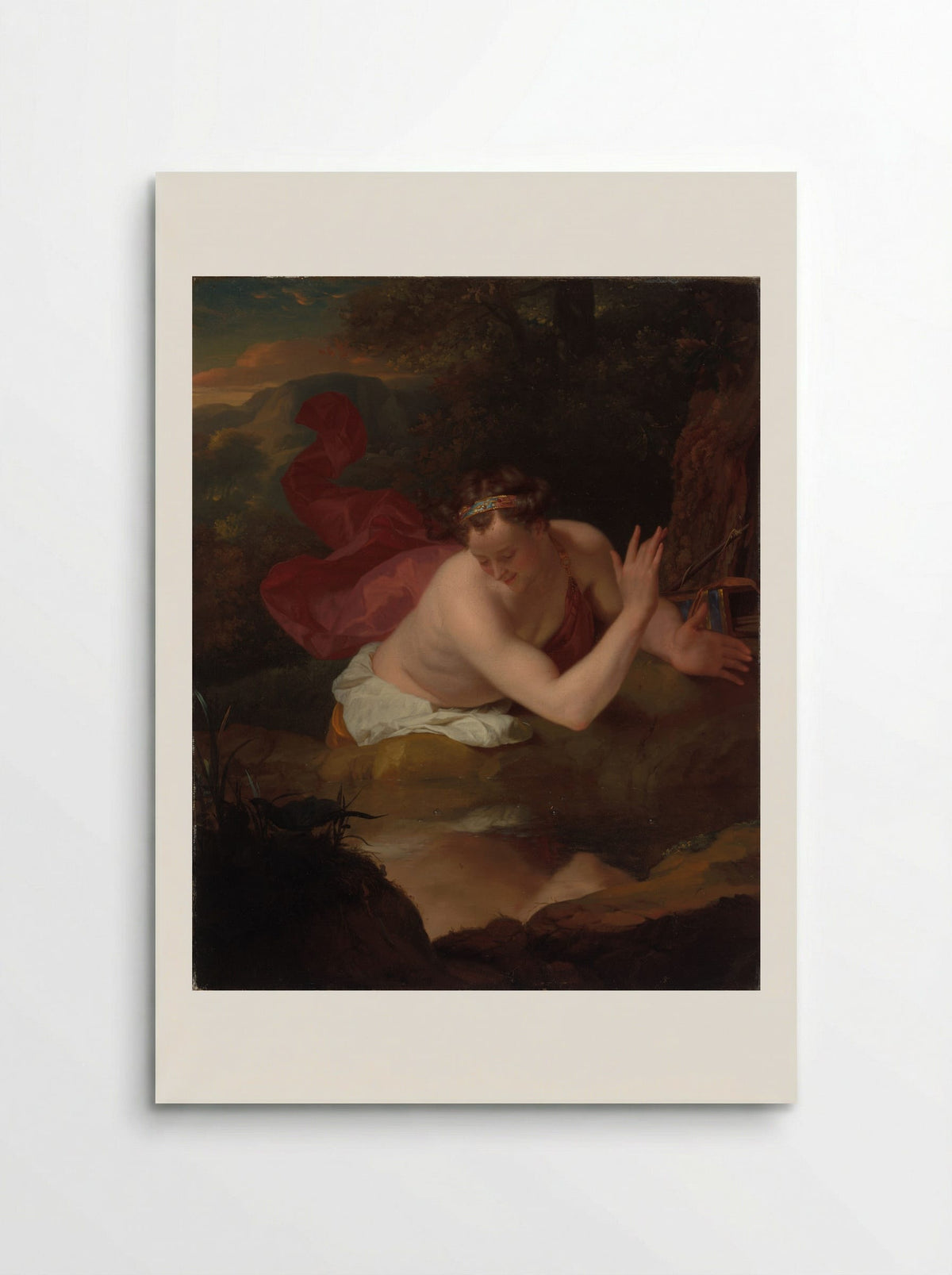 Narcissus - Godfried Schalcken - Poster