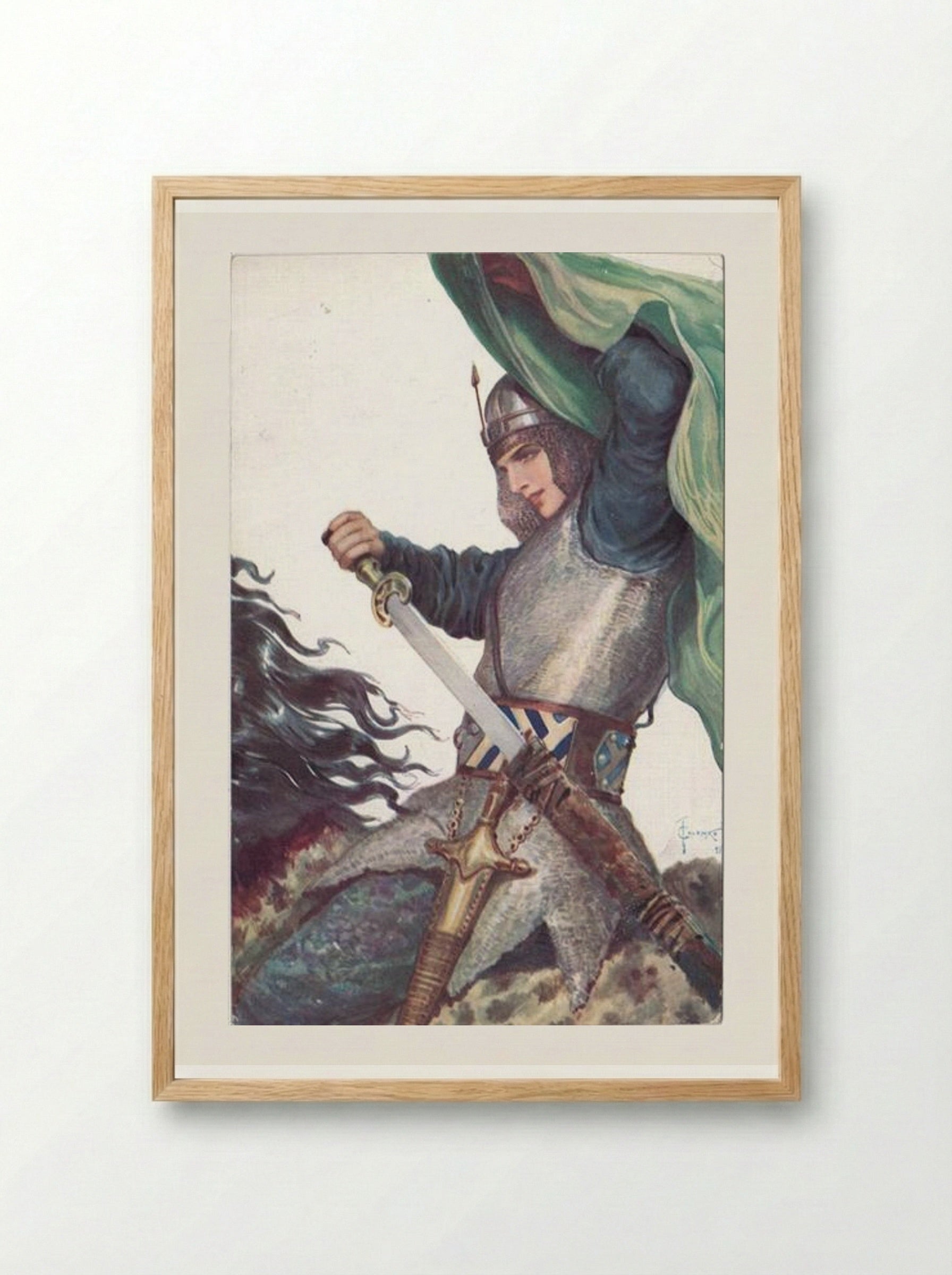 Nastassja Korolevichna - Sergey Solomko - Framed Print Wood