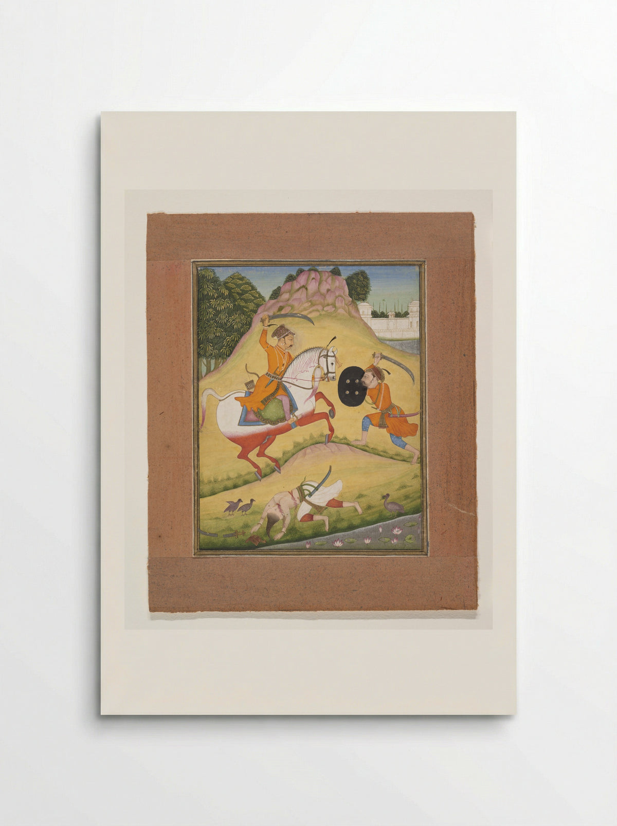 Nata Ragina: Folio from a ragamala series - Mohamed - Poster