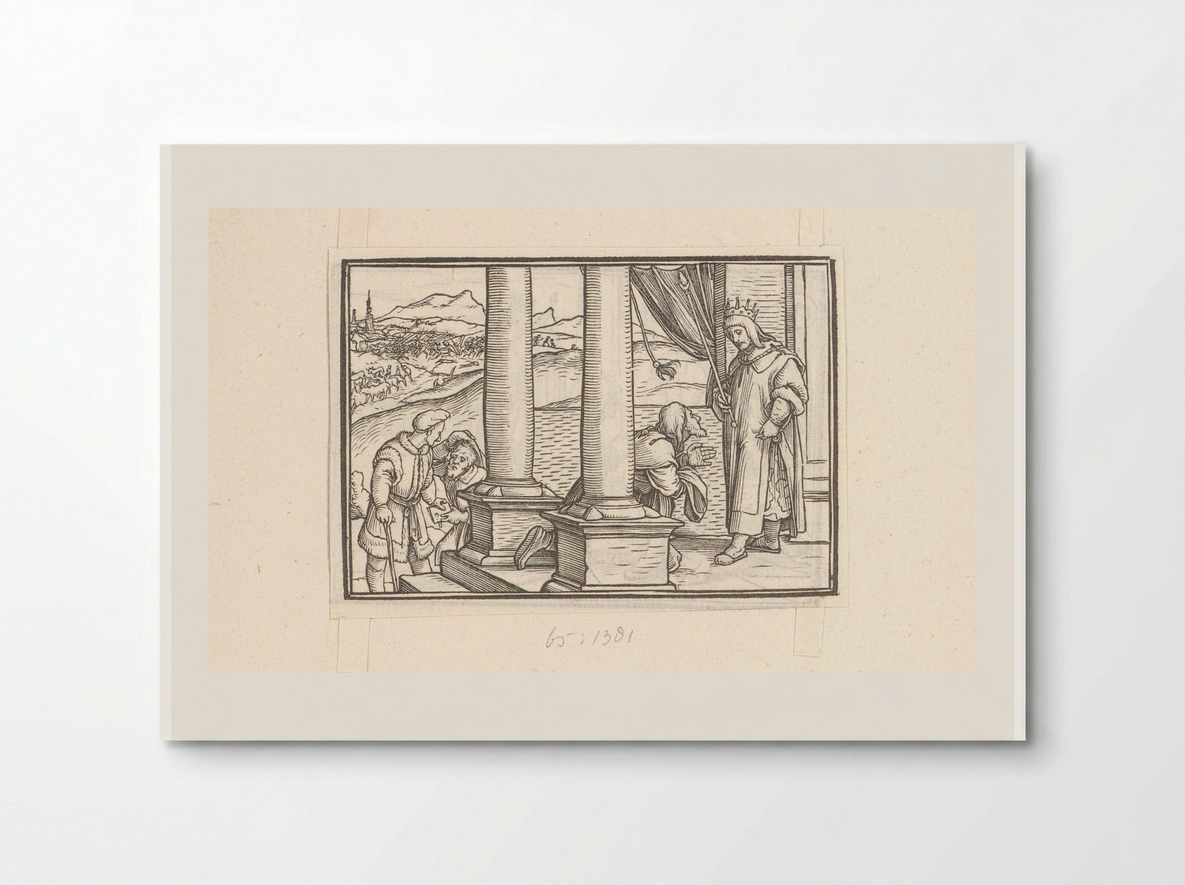 Nathan Rebuking David - Veit Rudolf Specklin - Poster