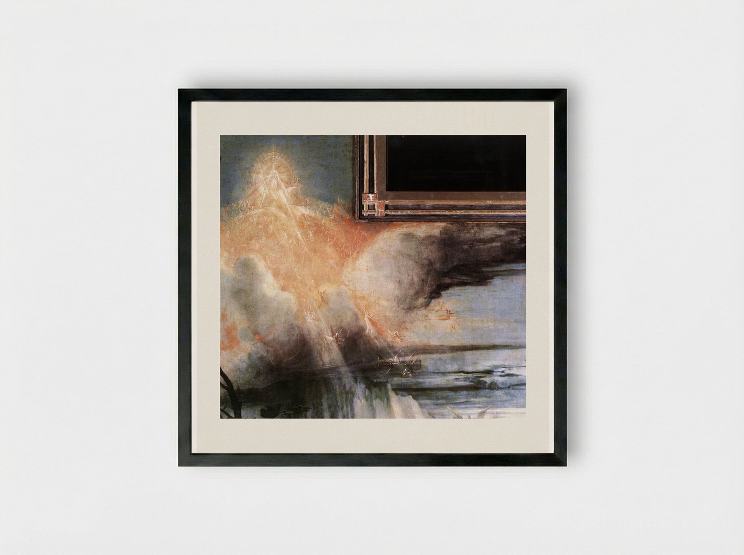 Nativity (Detail) - Matthias Grünewald - Framed Print Black