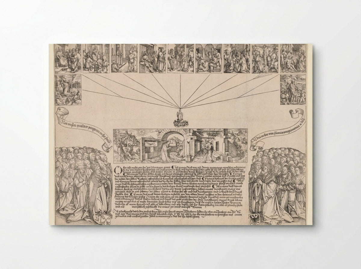 Nativity and Passion of Christ - Wolf Traut - Poster