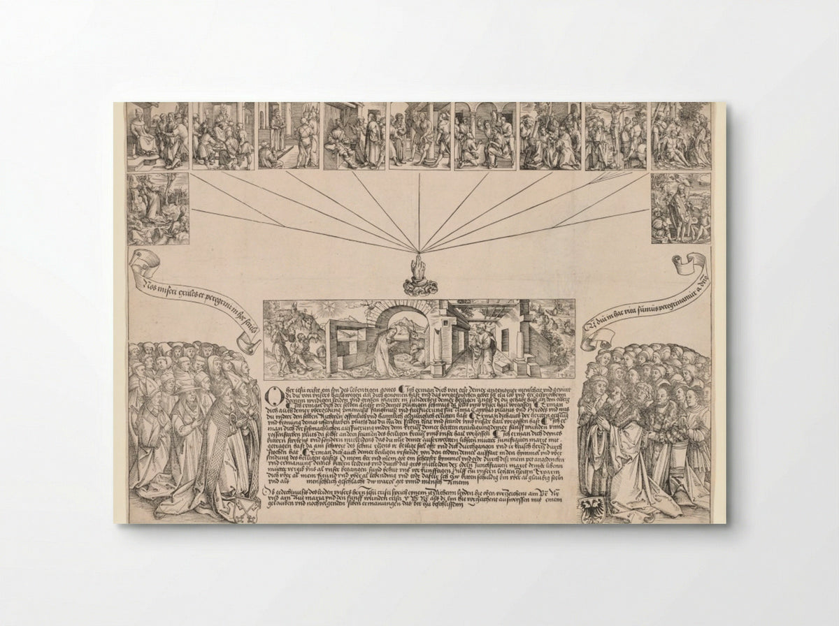 Nativity and Passion of Christ - Wolf Traut - Poster
