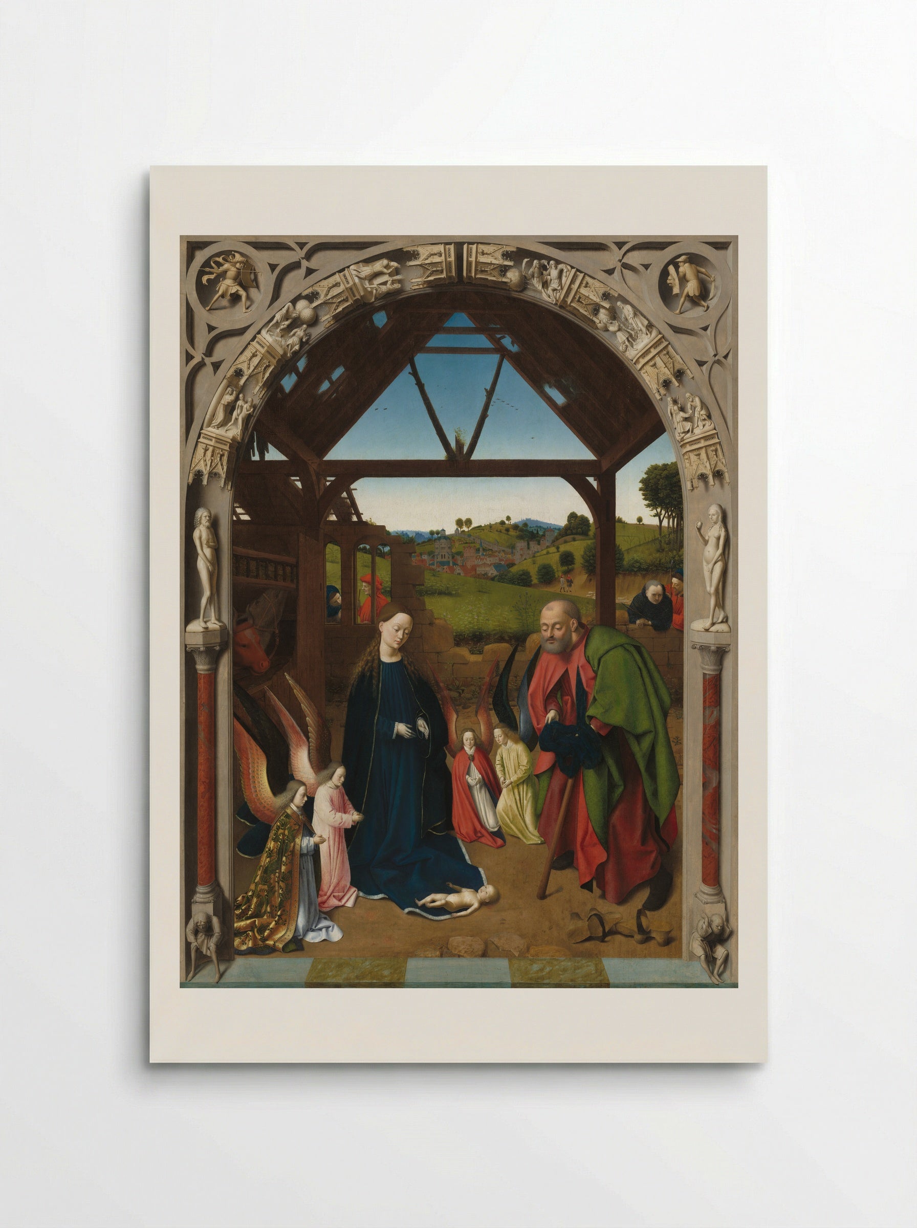 Nativity - Petrus Christus - Poster