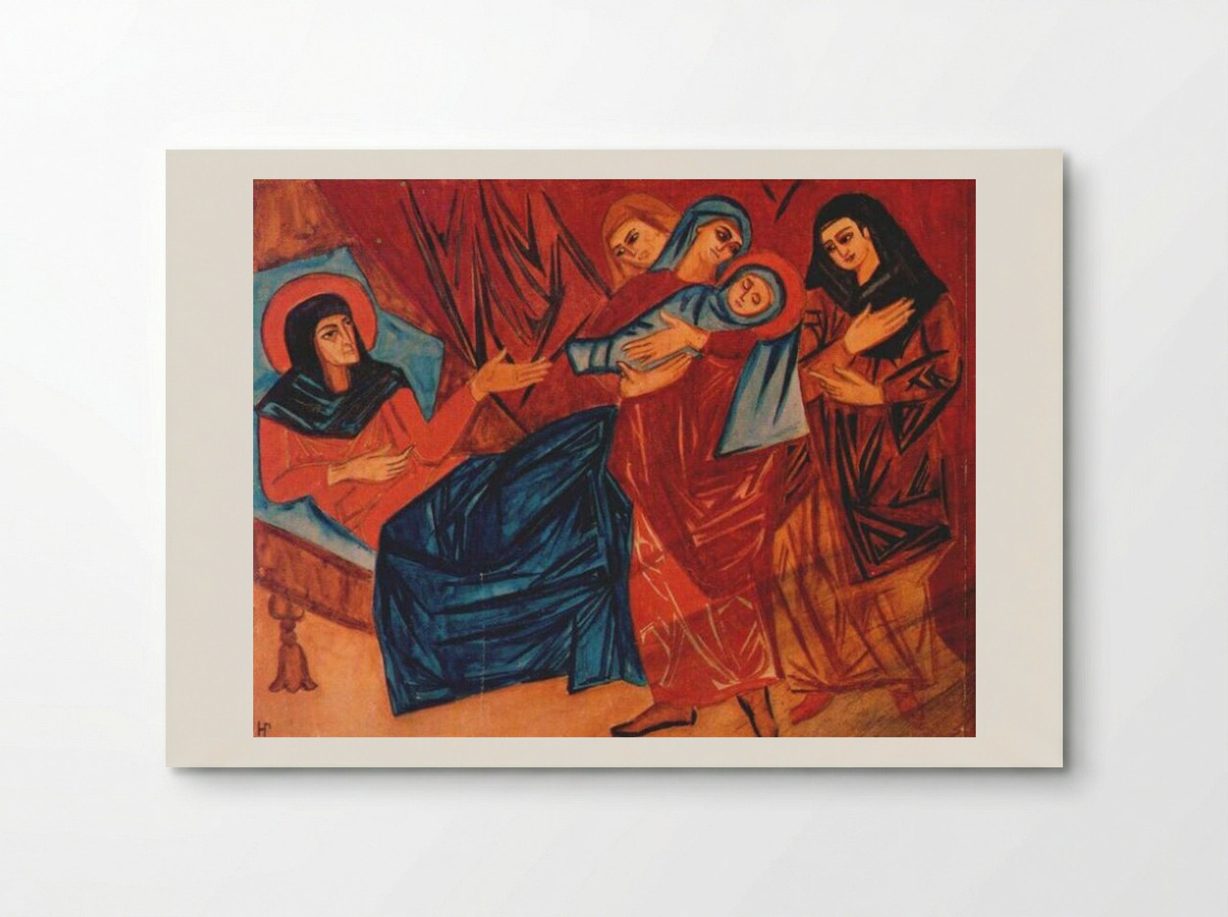 Nativity - Natalia Goncharova - Poster