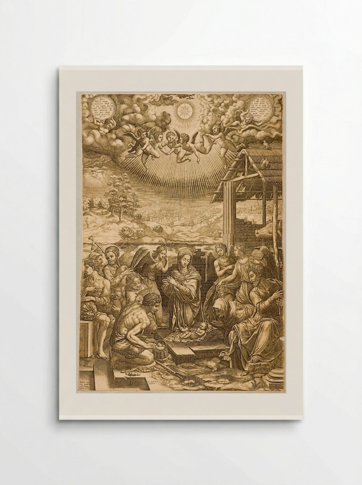 Nativity - Giorgio Ghisi - Poster